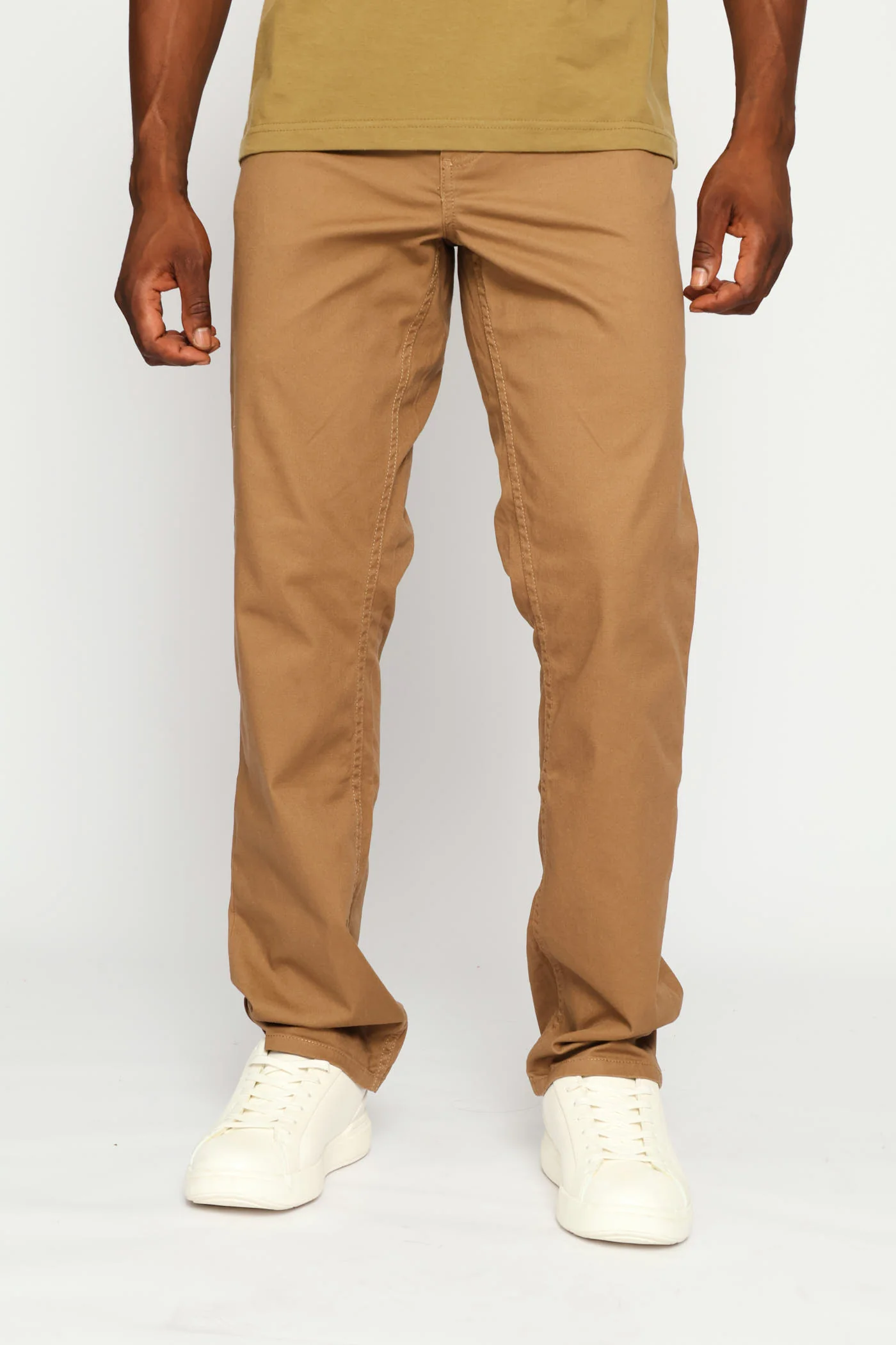 Brooklyn Stretch Twill Pants - Tan - Image 2