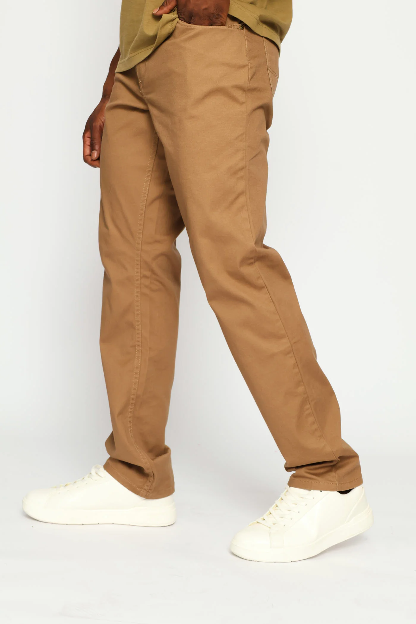 Brooklyn Stretch Twill Pants - Tan - Image 3