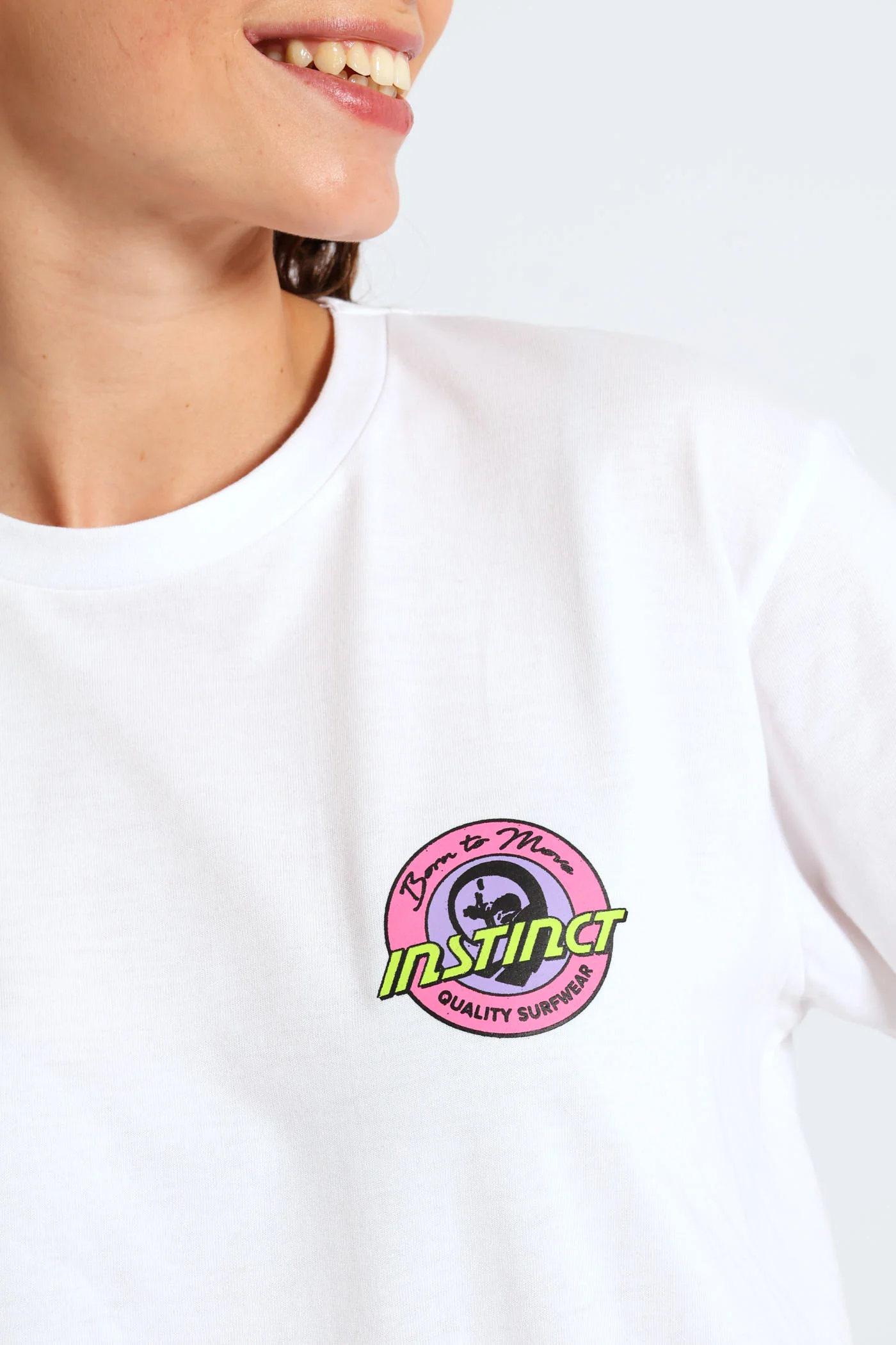 Bubble Gum Tee - White - Image 2
