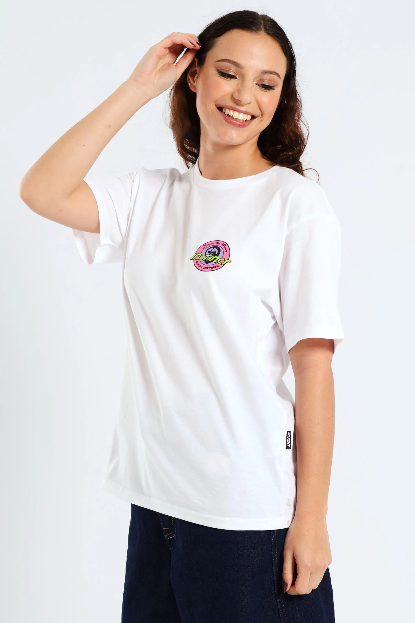 Bubble Gum Tee - White - Image 5