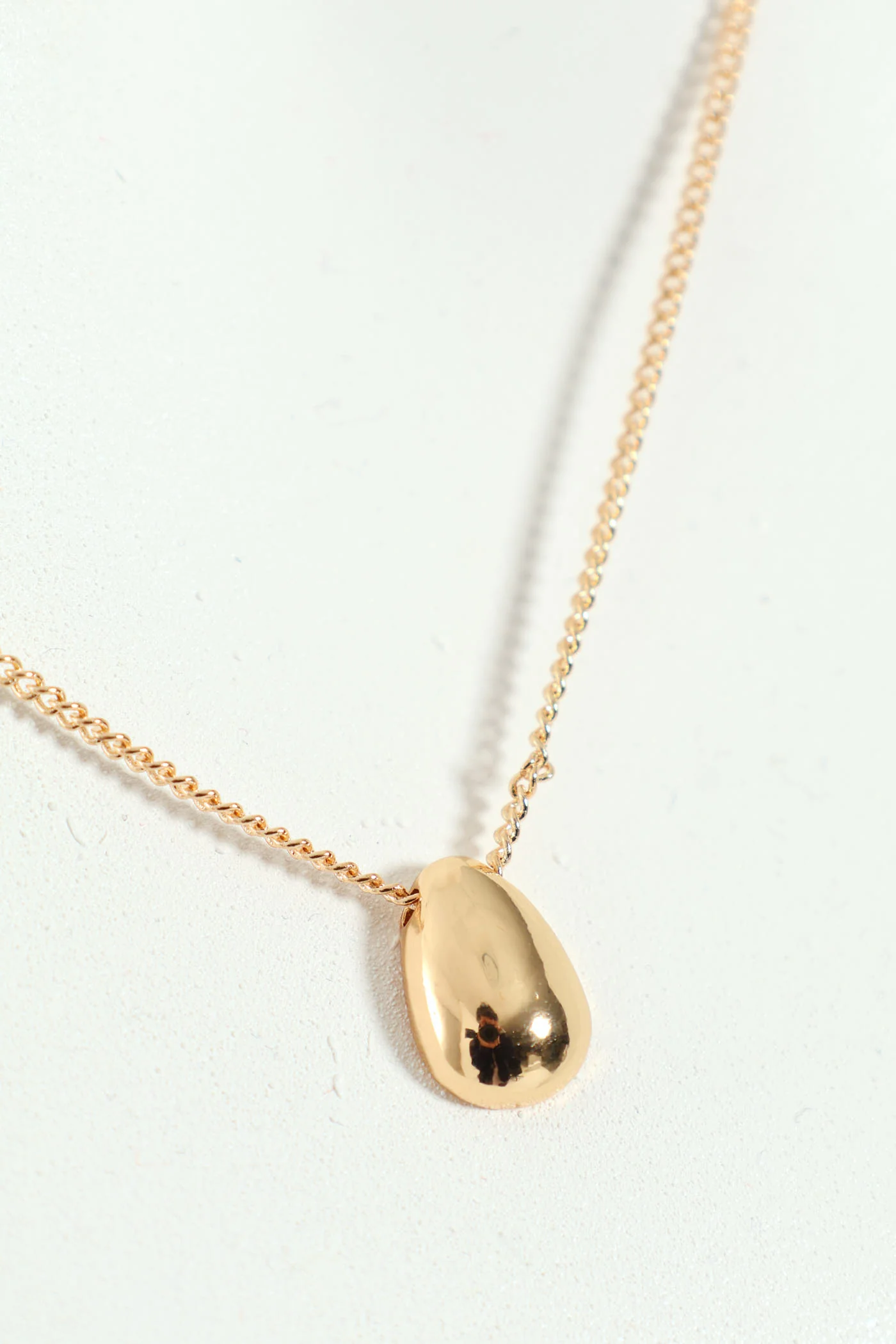 Bubble Pendant Necklace - Gold - Image 2