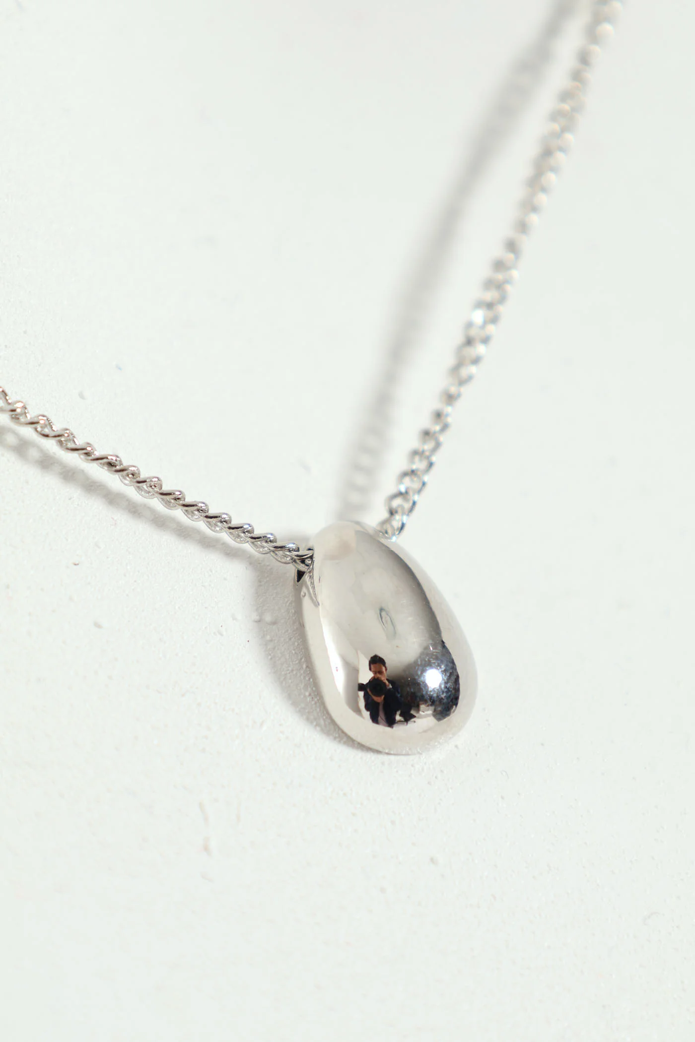 Bubble Pendant Necklace - Silver - Image 2