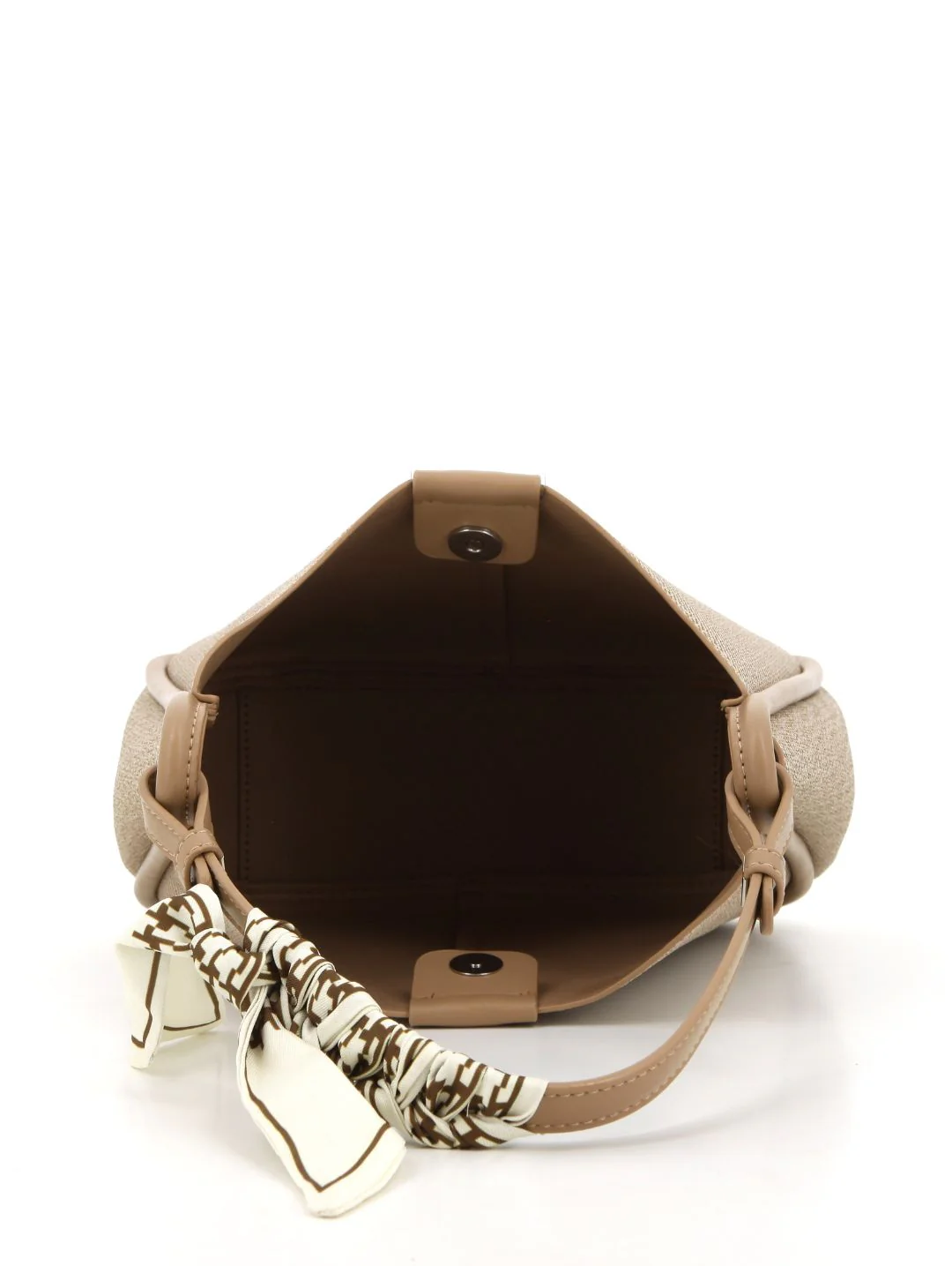 Bucket Bag With Inner Crossbody Bag - Beige - Image 7