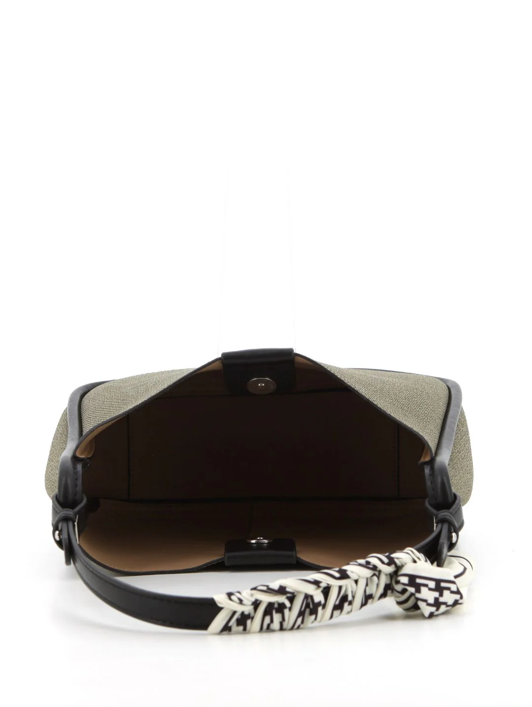 Bucket Bag With Inner Crossbody Bag - Black - Image 7