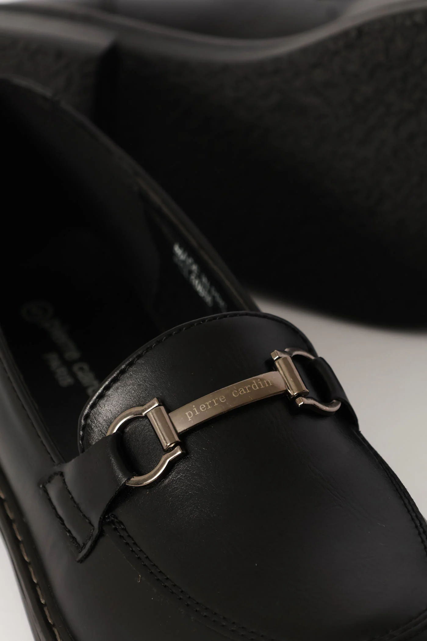 Buckle Detail Loafer - Black - Image 2