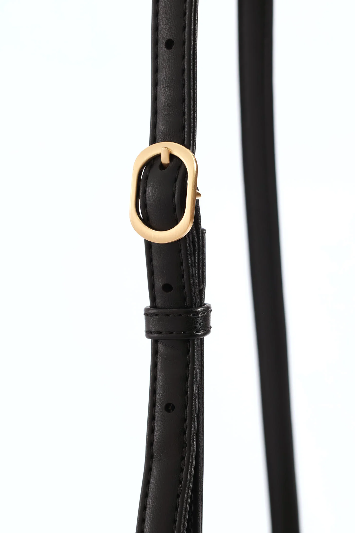 Buckle Detail Shopper Bag - Black - Image 3