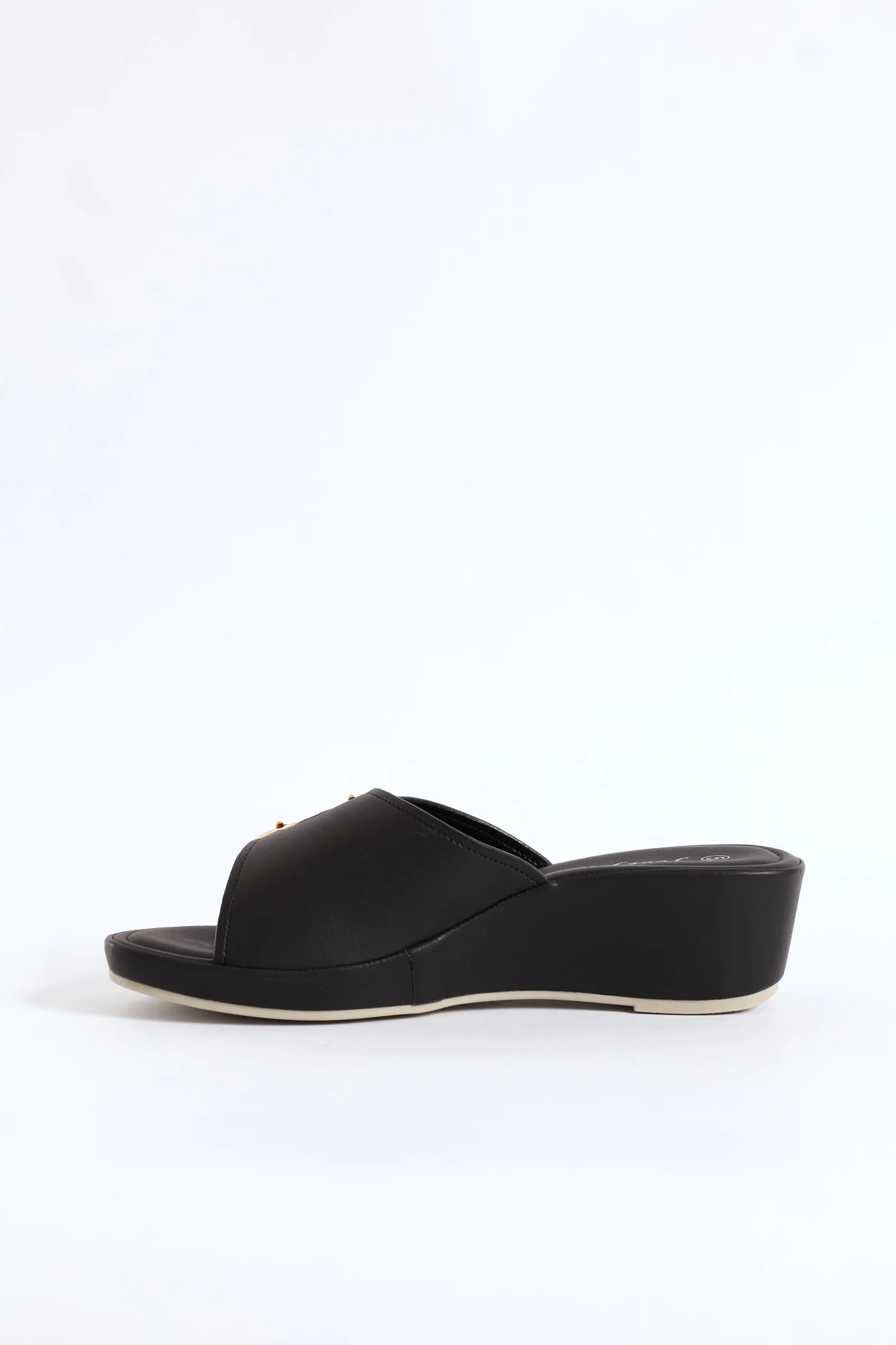 Double Buckle Sandal - Black - Image 4