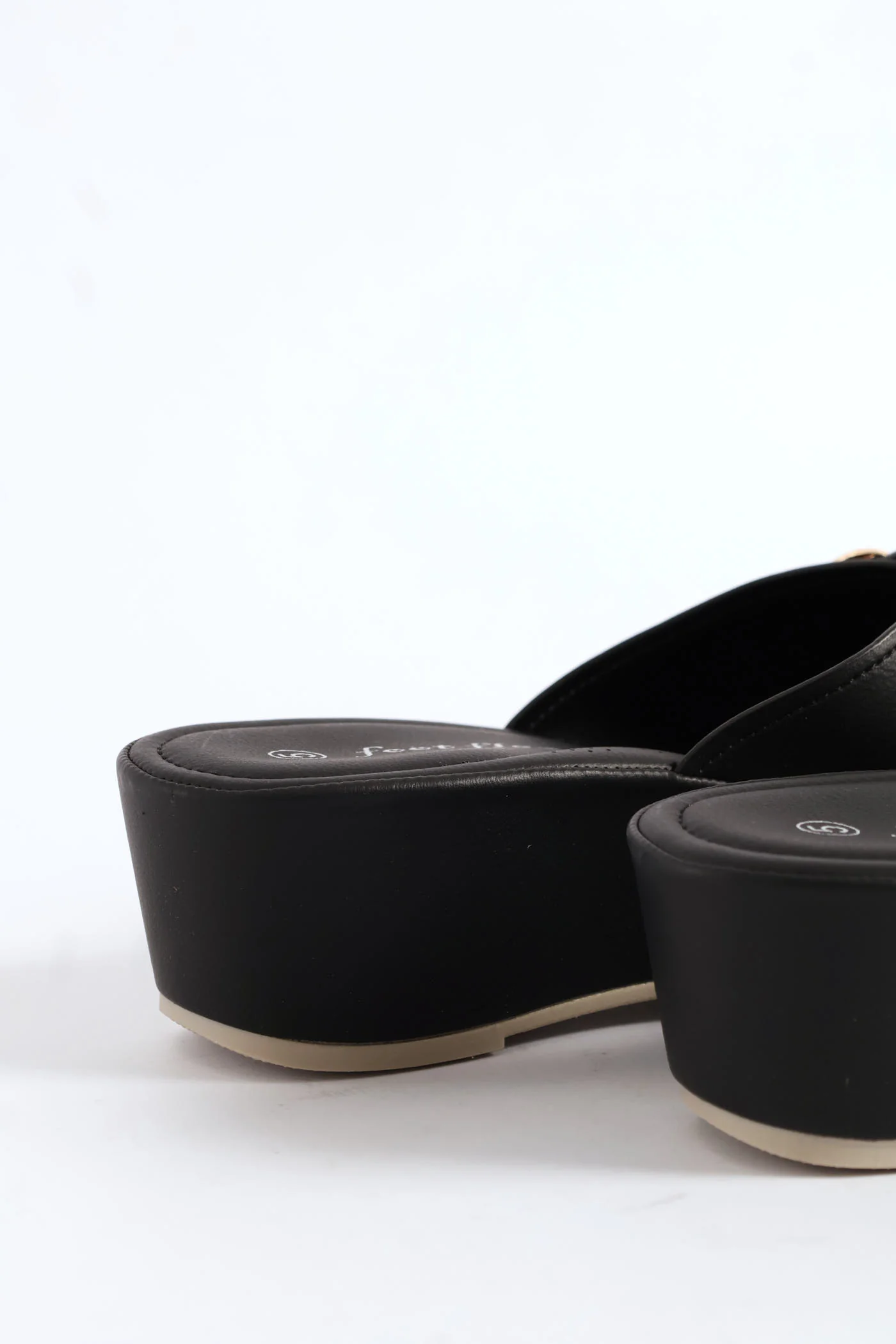 Double Buckle Sandal - Black - Image 5