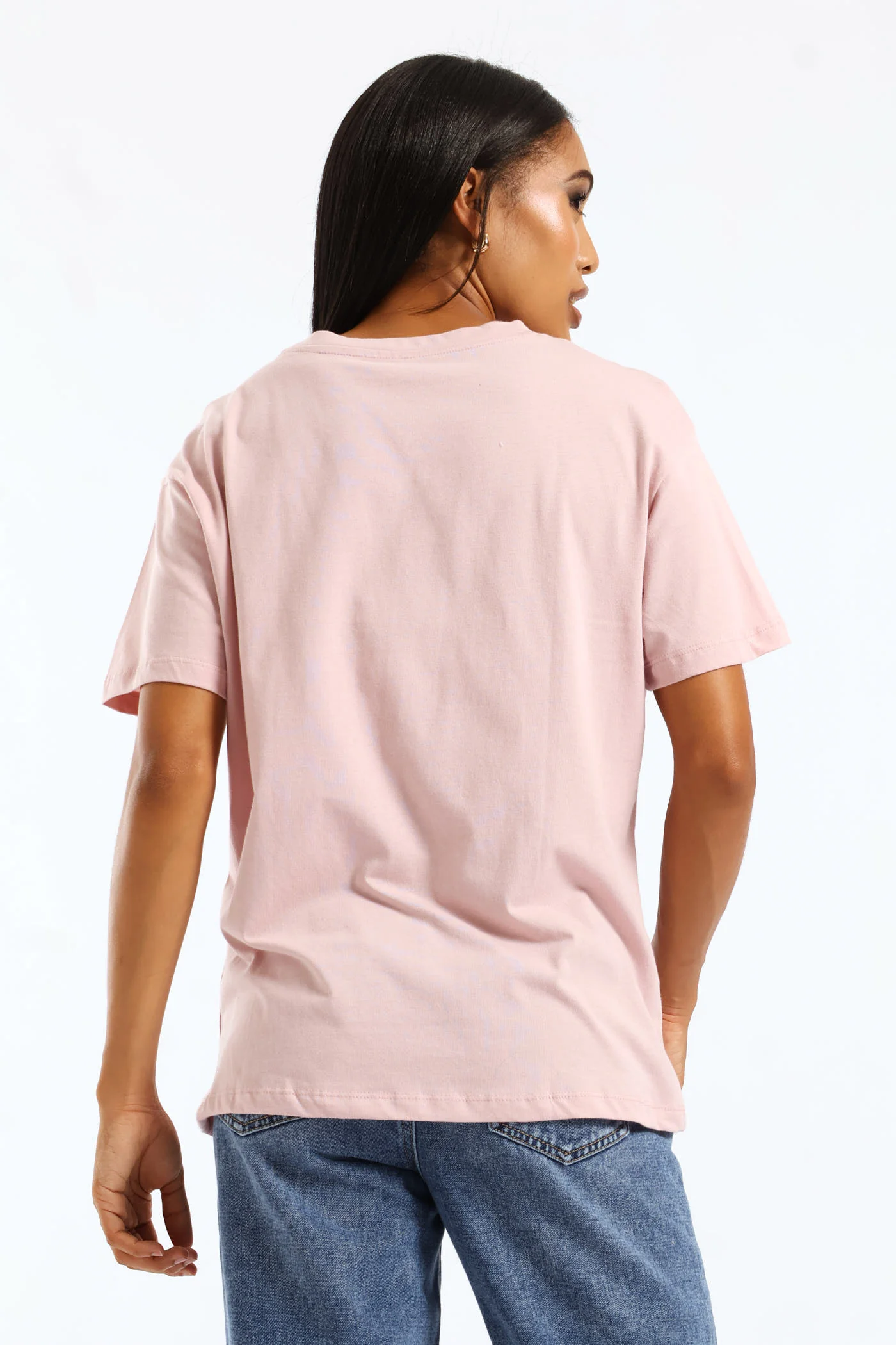 Butterfly Floral Icon Tee - Mauve - Image 3