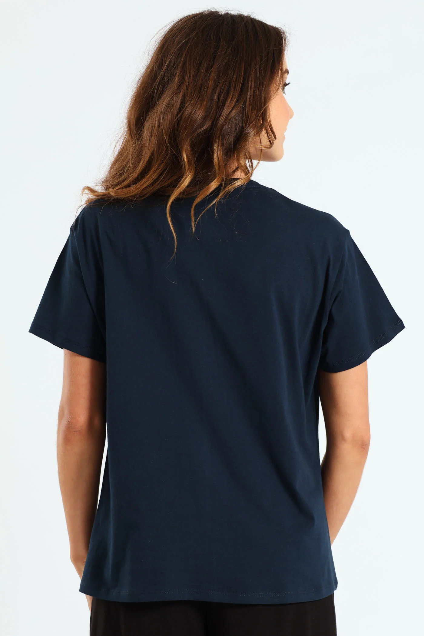 Butterfly Floral Tee - Navy - Image 3