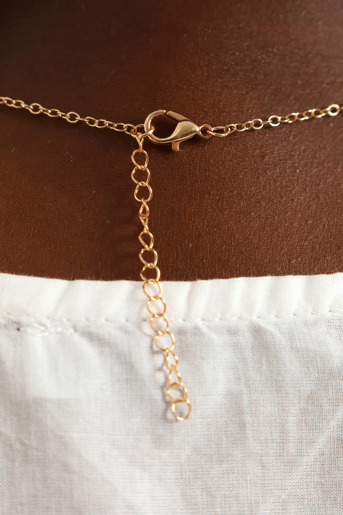 Butterfly Pendant Necklace - Gold - Image 4