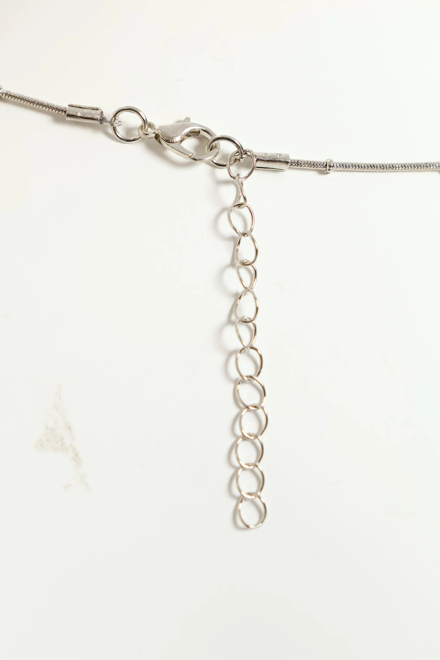 Butterfly Pendant Necklace - Silver - Image 3