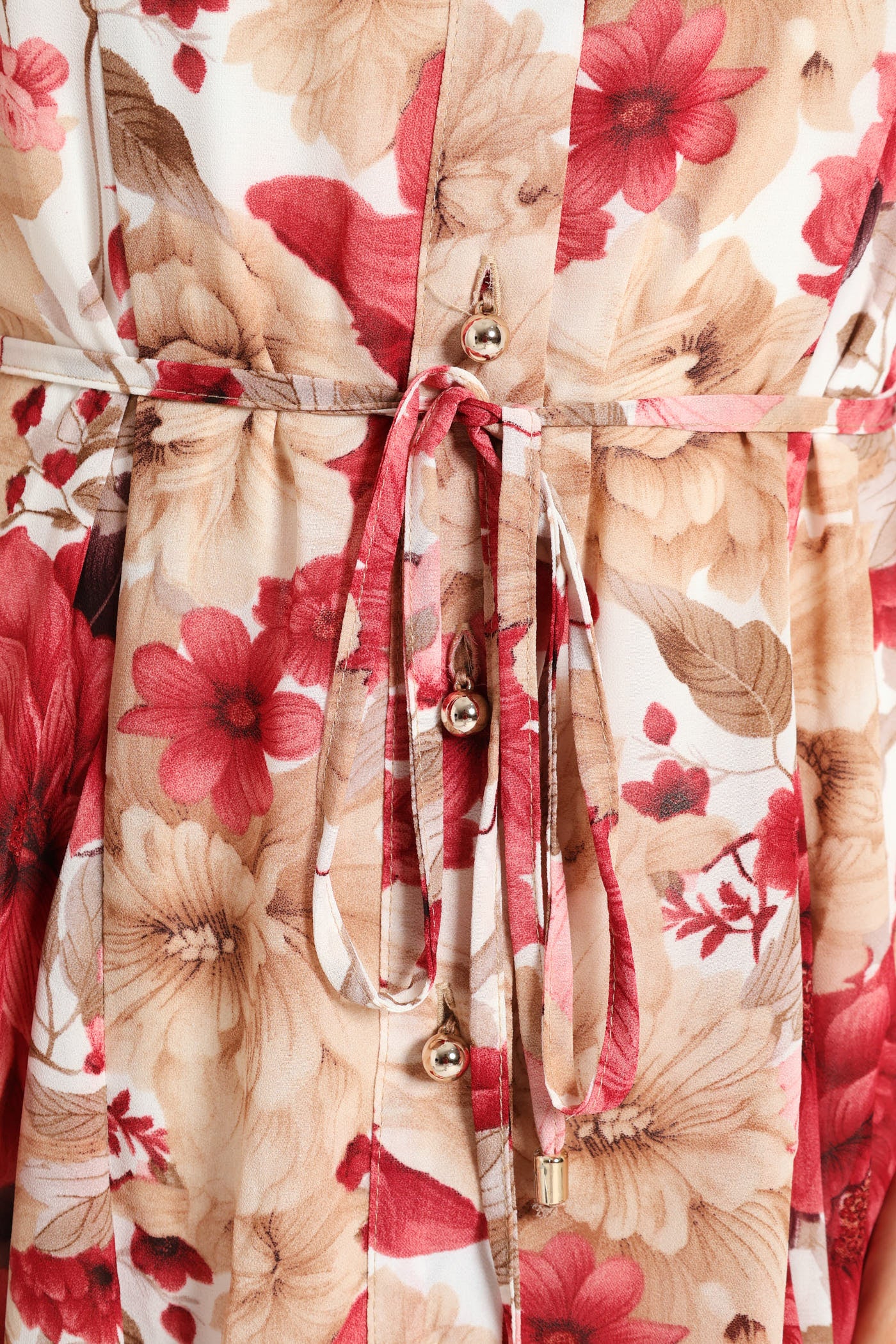 Button Through Godet Tea Dress - Image 6
