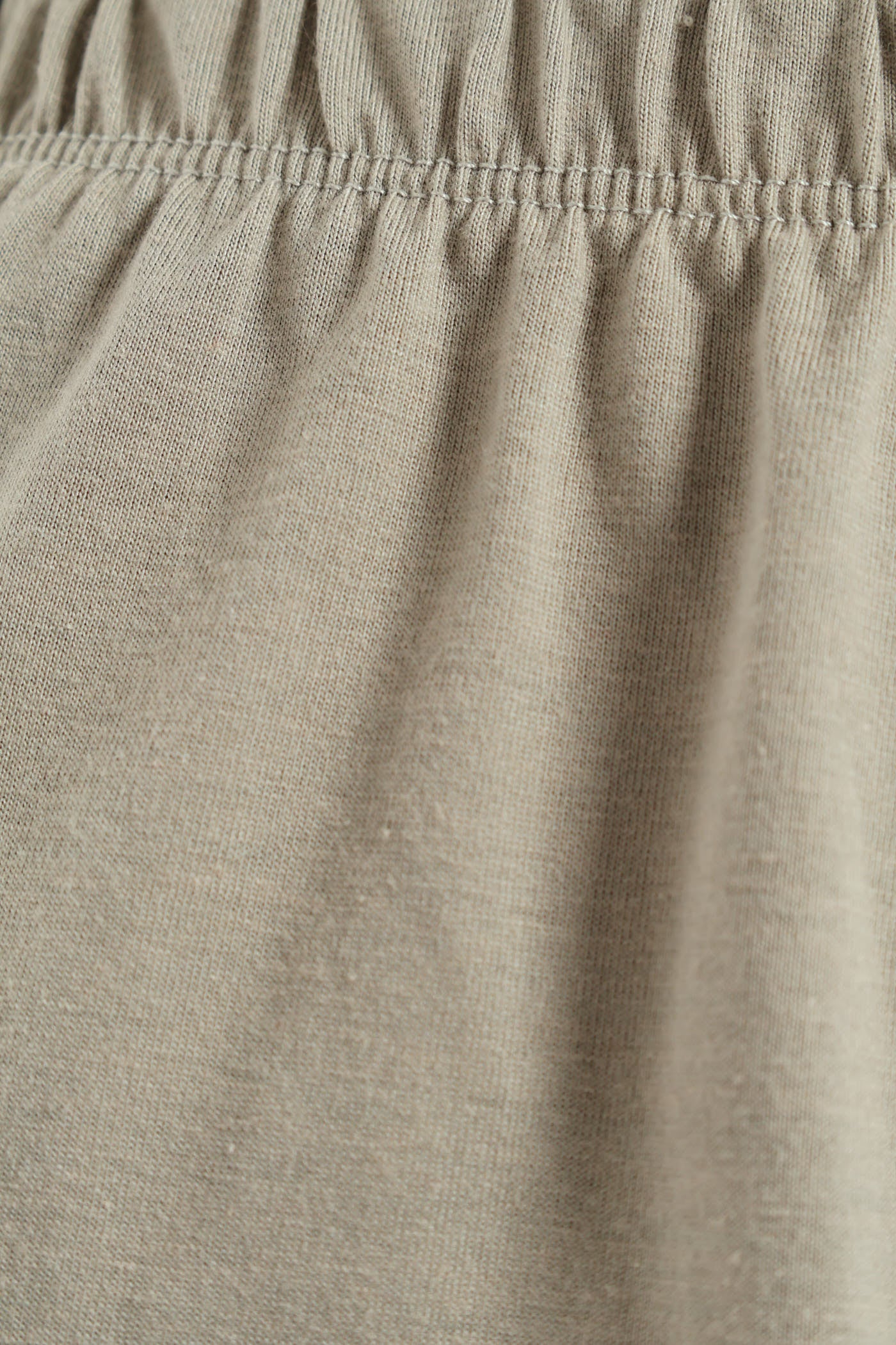 Button Through Knit Short Set With Scrunchie - Fatigue - Image 7