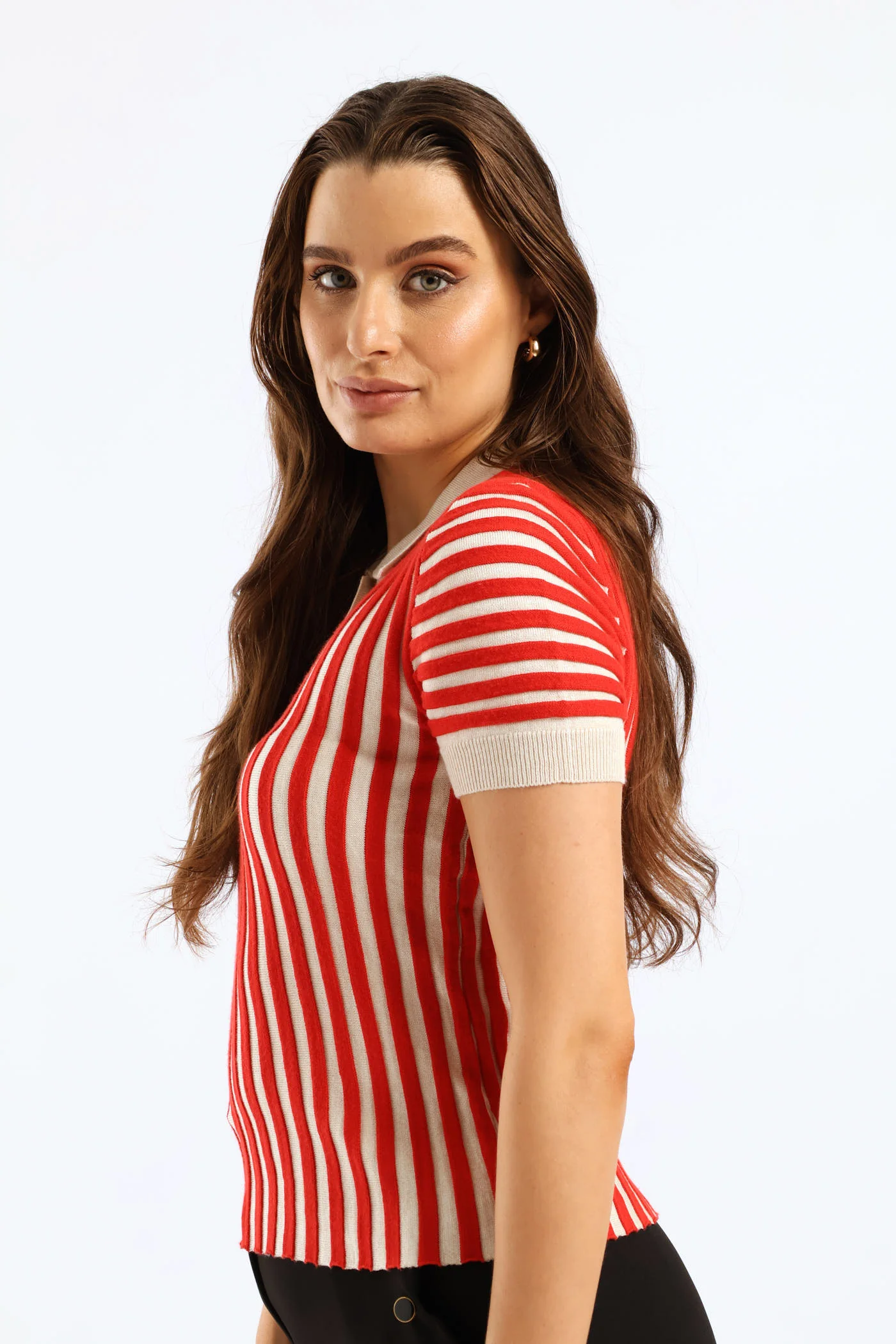 Button Two Tone Golfer - Red - Image 4