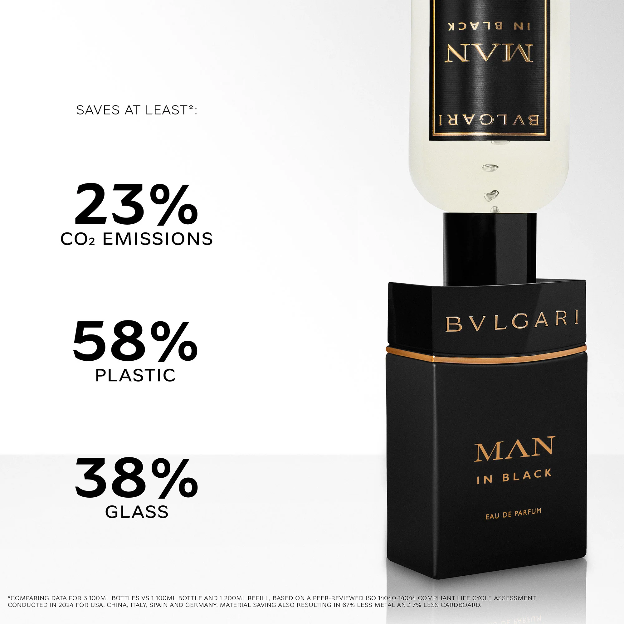 Bvlgari Man In Black Eau De Parfum Refill - Image 3