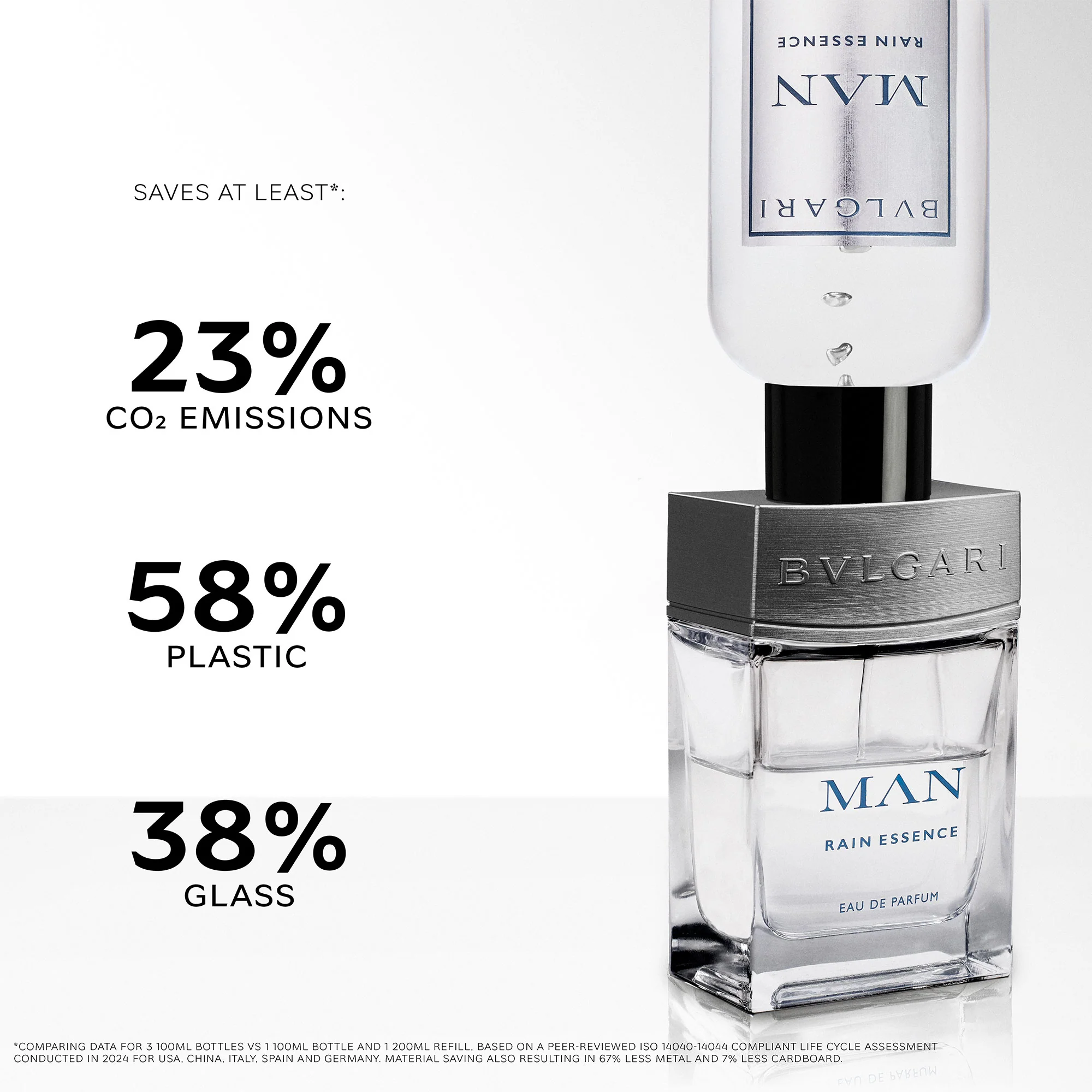 Bvlgari Man Rain Essence  Eau De Parfum Refill - Image 4
