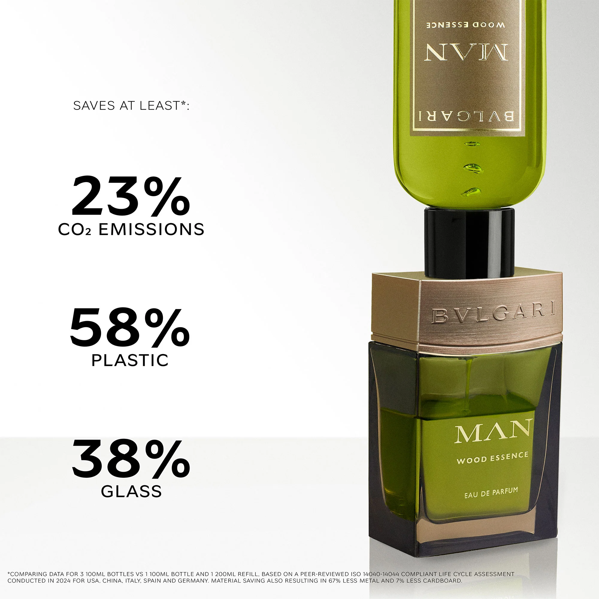 Bvlgari Man Wood Essence  Eau De Parfum Refill 200Ml - Image 3