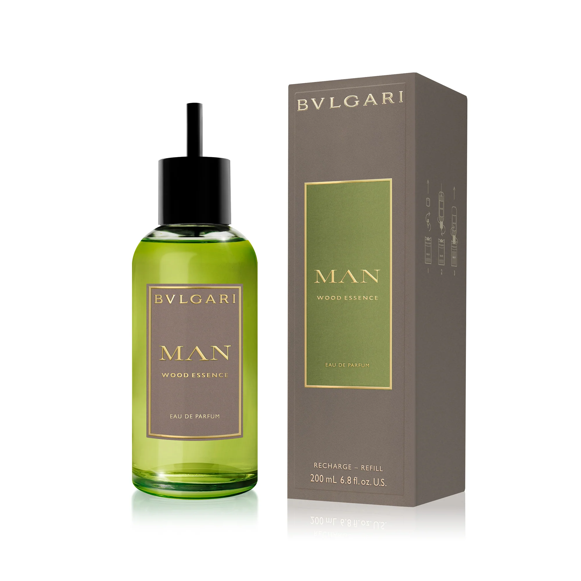 Bvlgari Man Wood Essence  Eau De Parfum Refill 200Ml - Image 7