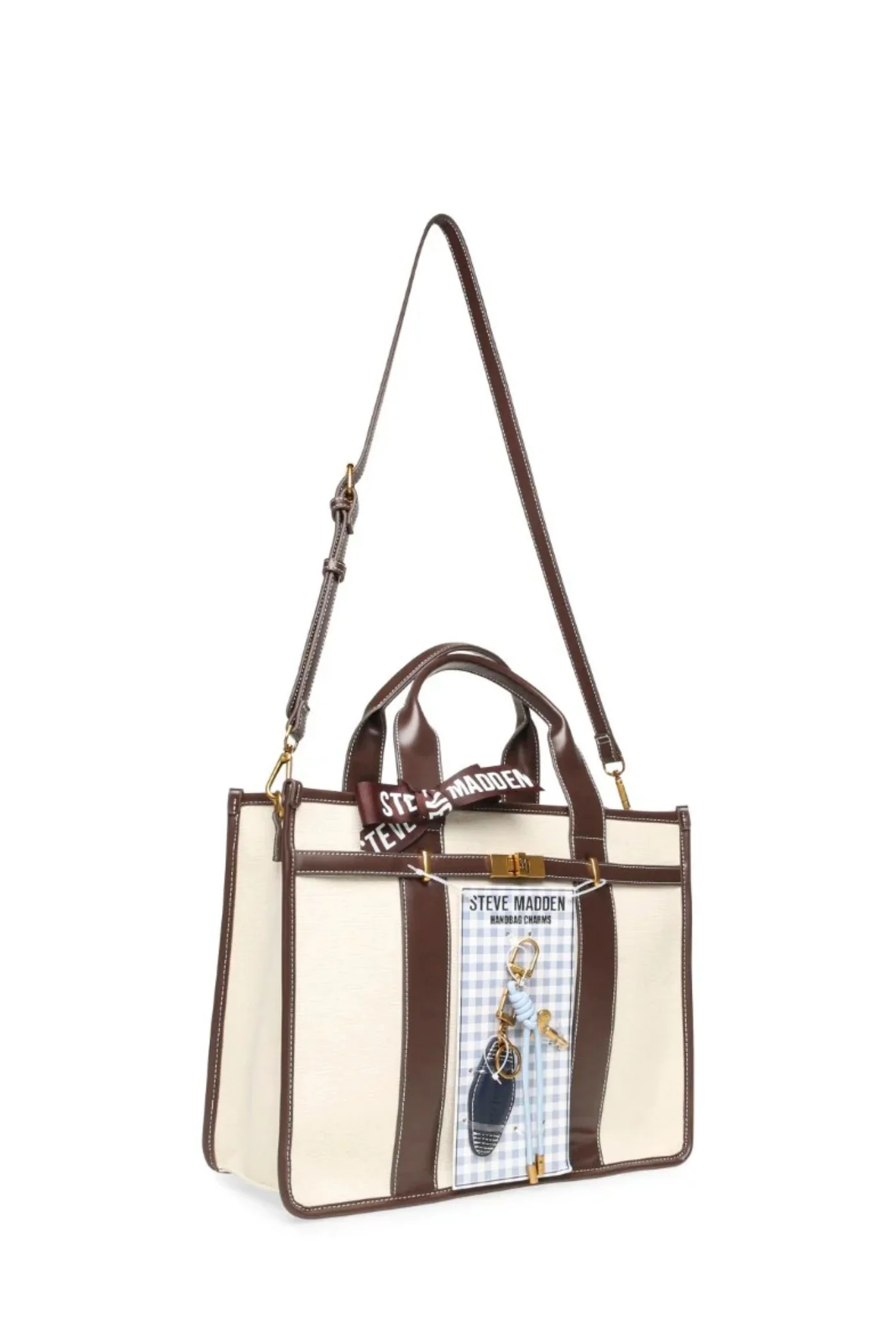 Bwebber Large Canvas Tote - Chocolate - Image 2