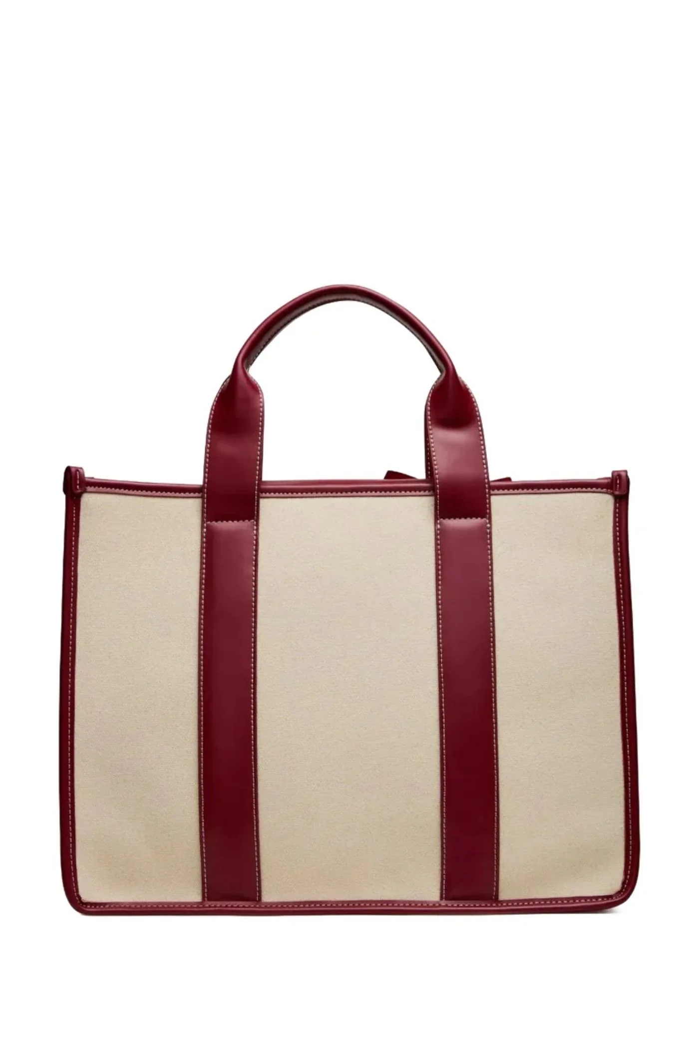 Bwebber Large Canvas Tote - Cranberry - Image 4