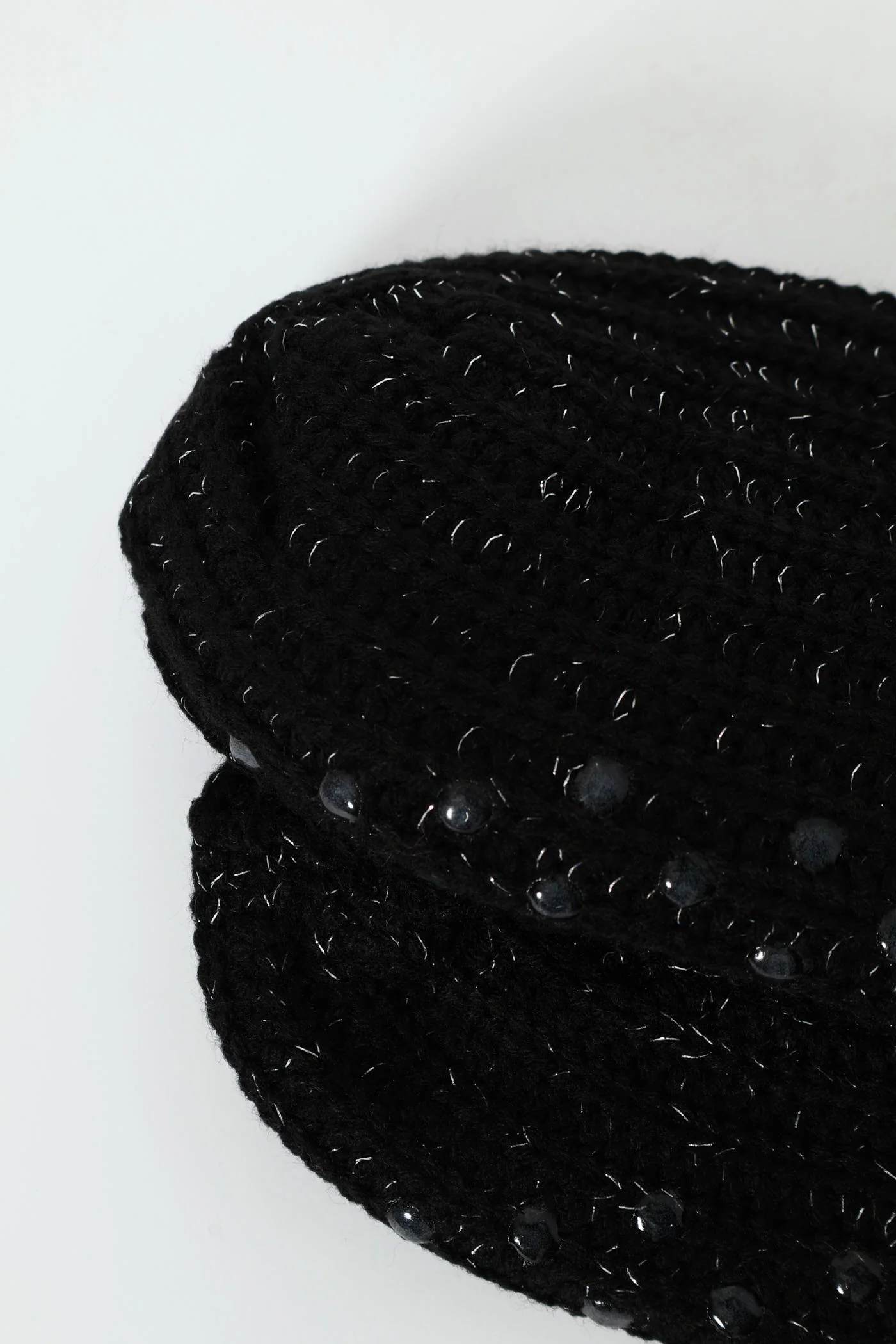 Cable Knit Bed Socks - Black - Image 3