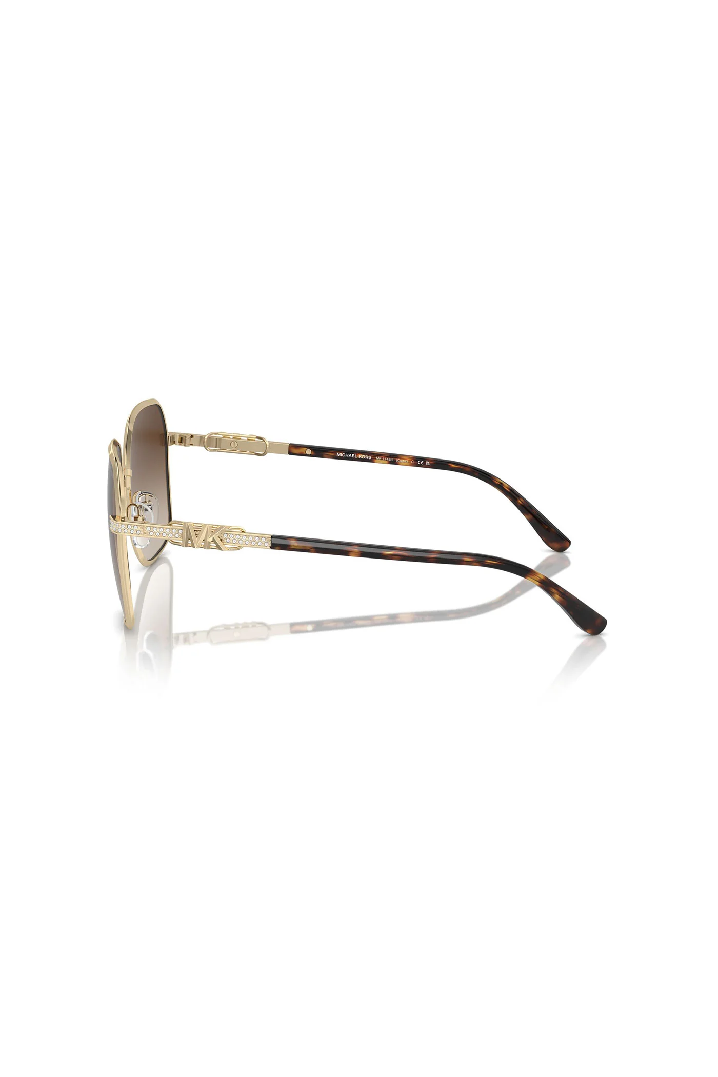 Cadiz Square Frame Sunglasses - Gold - Image 2