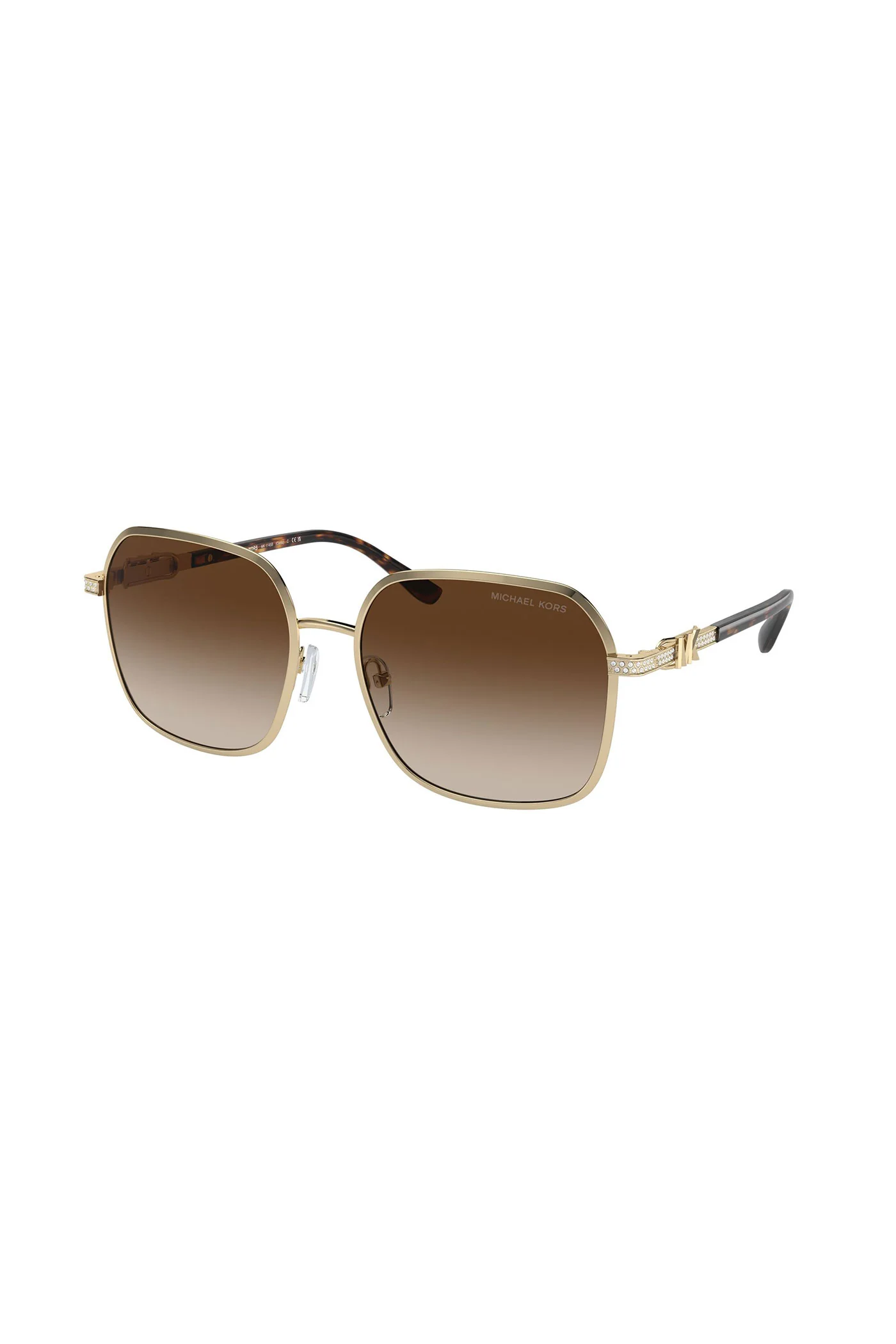 Cadiz Square Frame Sunglasses - Gold - Image 3
