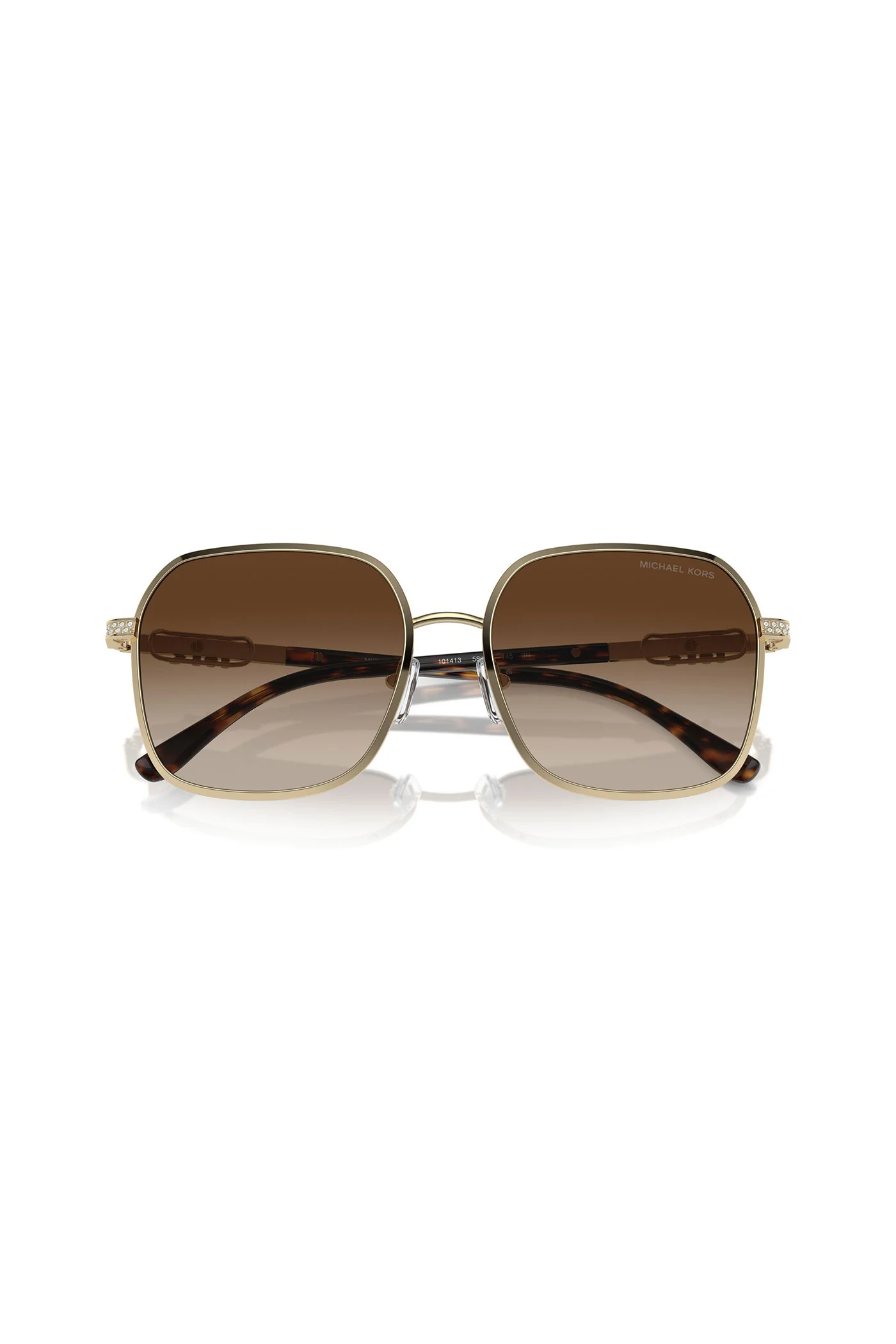 Cadiz Square Frame Sunglasses - Gold - Image 5