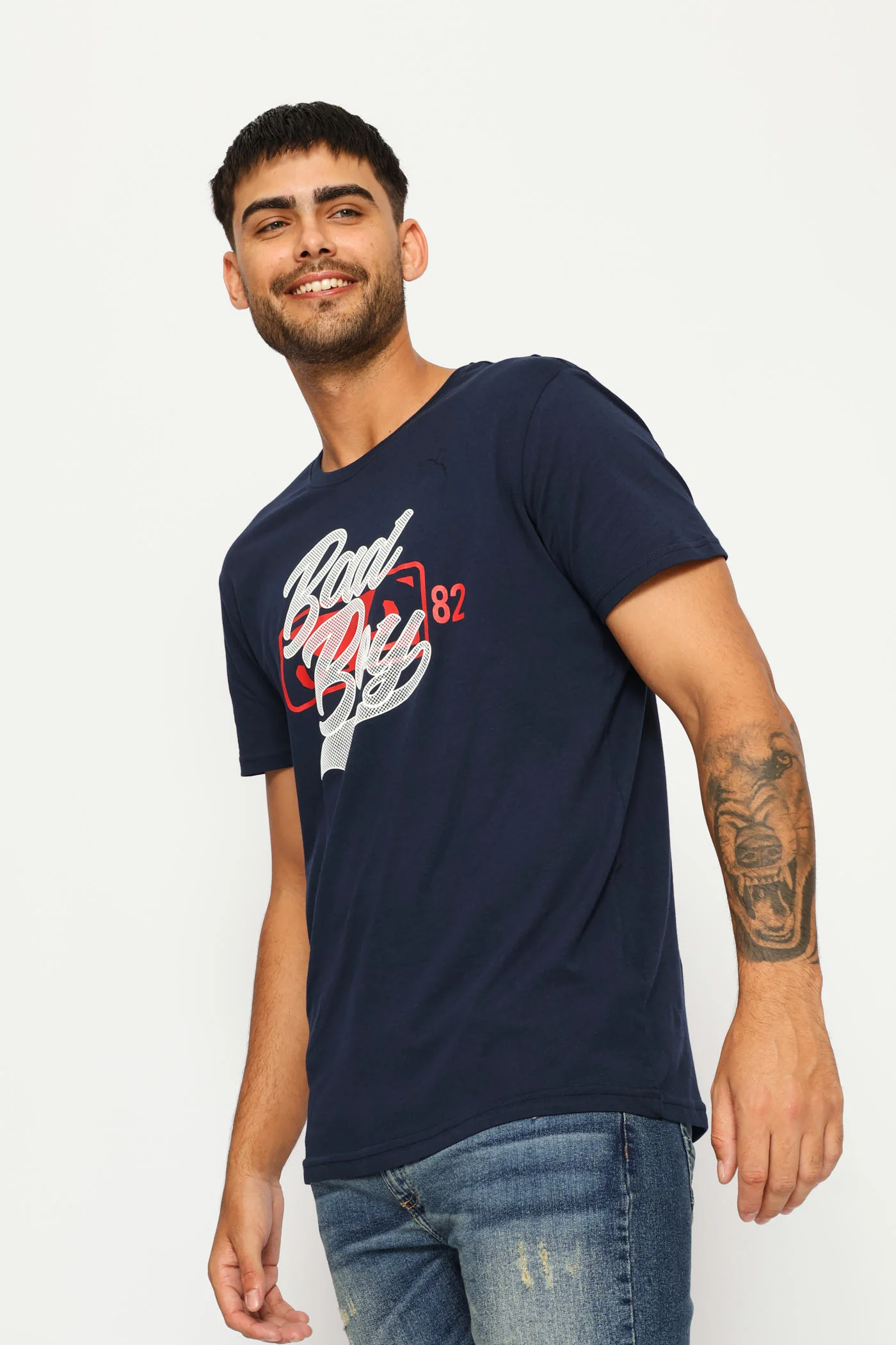 California Tee - Navy - Image 3