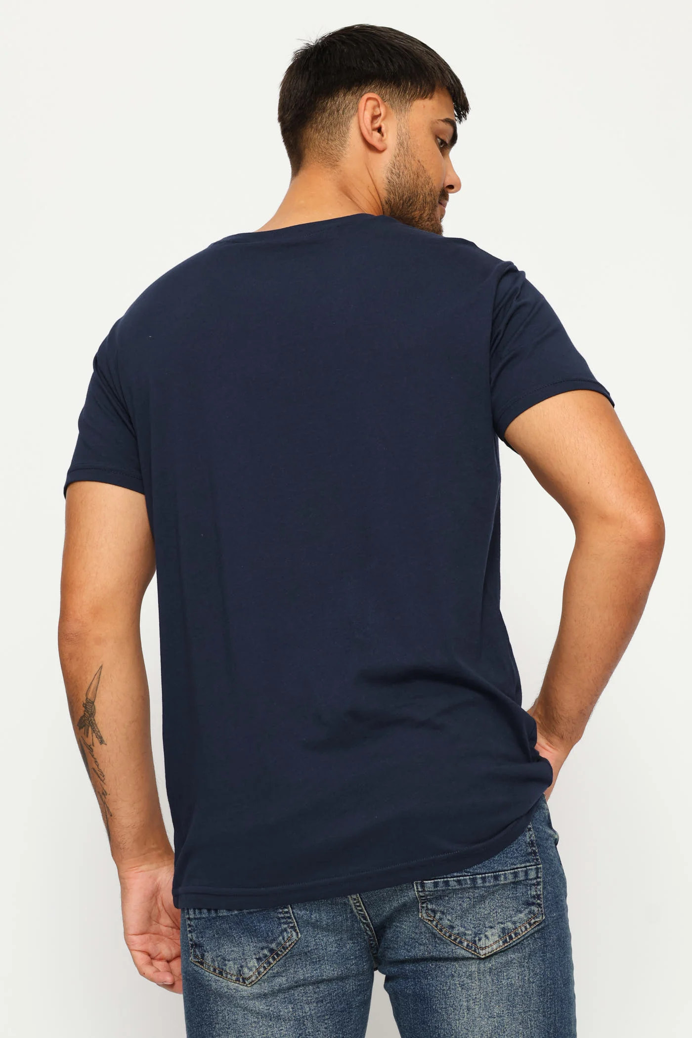California Tee - Navy - Image 4