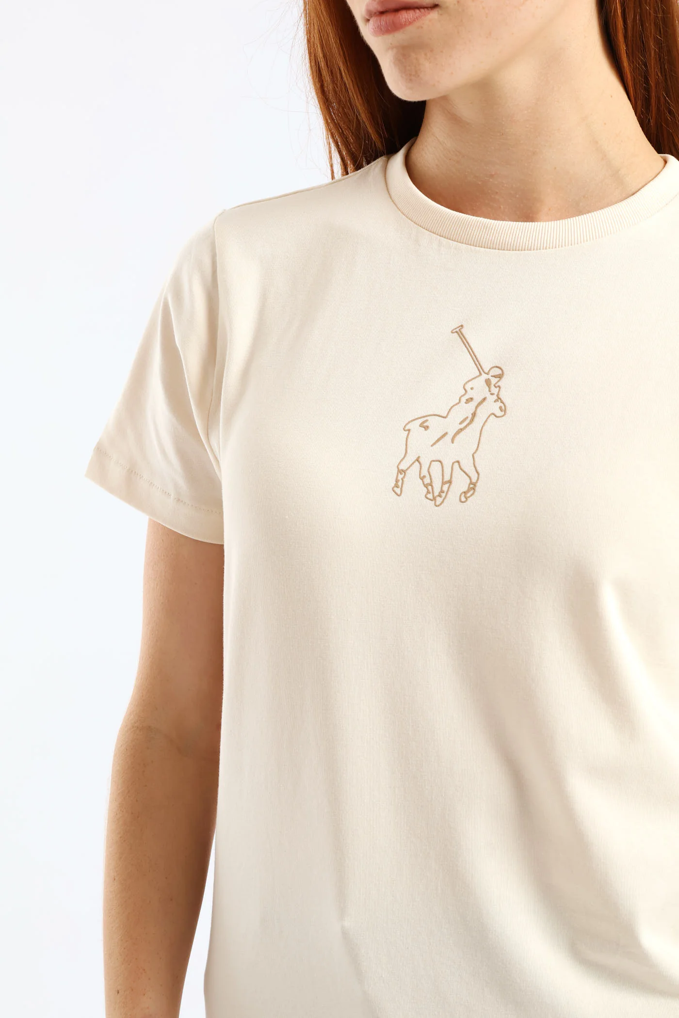 Cally Pony T-Shirt - Sand - Image 2