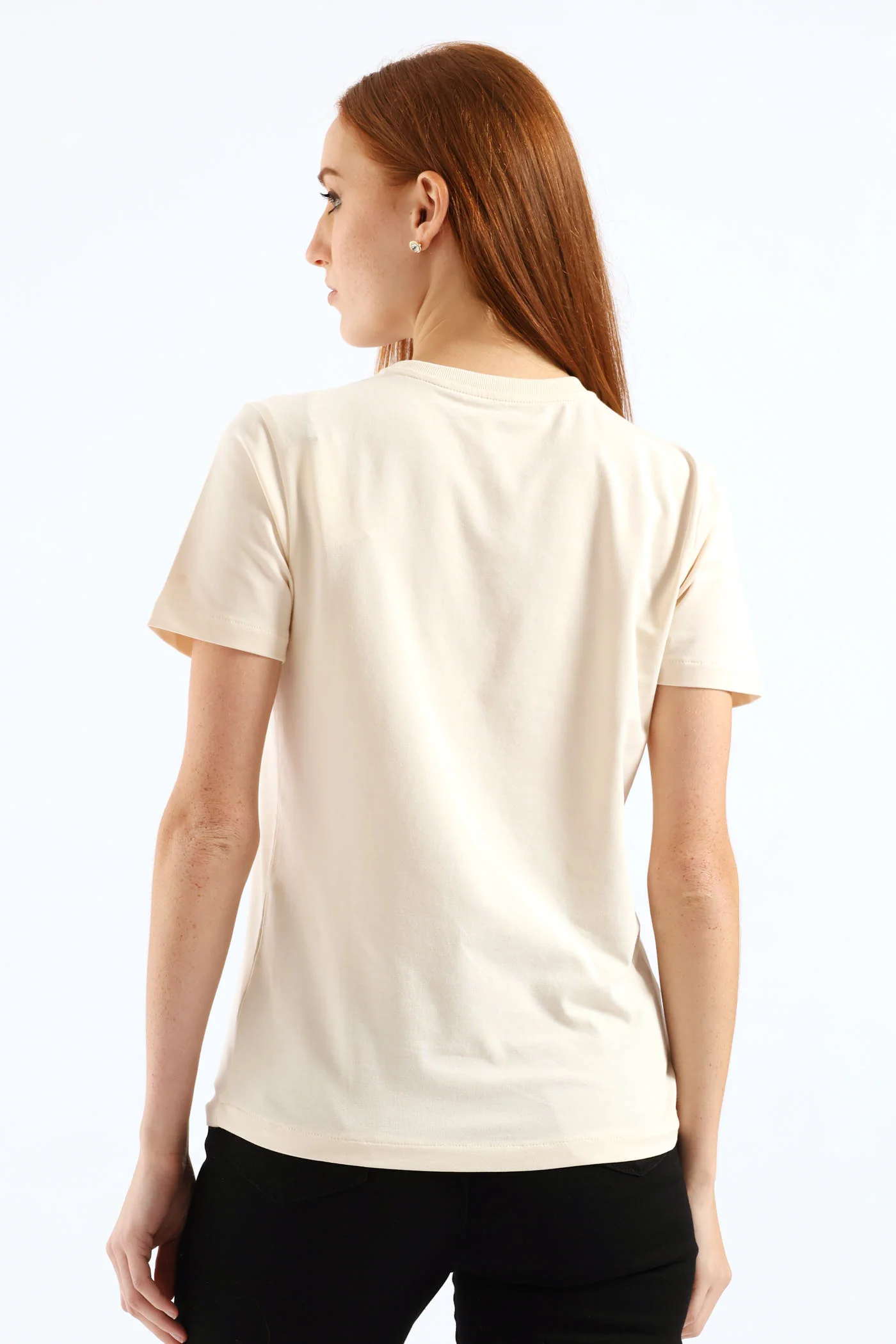Cally Pony T-Shirt - Sand - Image 4