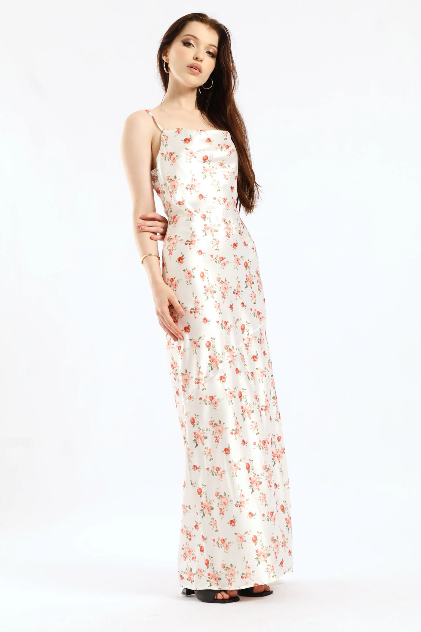 Cami Maxi Dress - White - Image 3