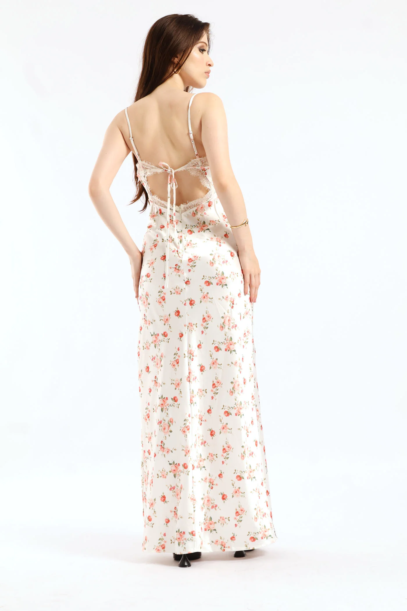Cami Maxi Dress - White - Image 4