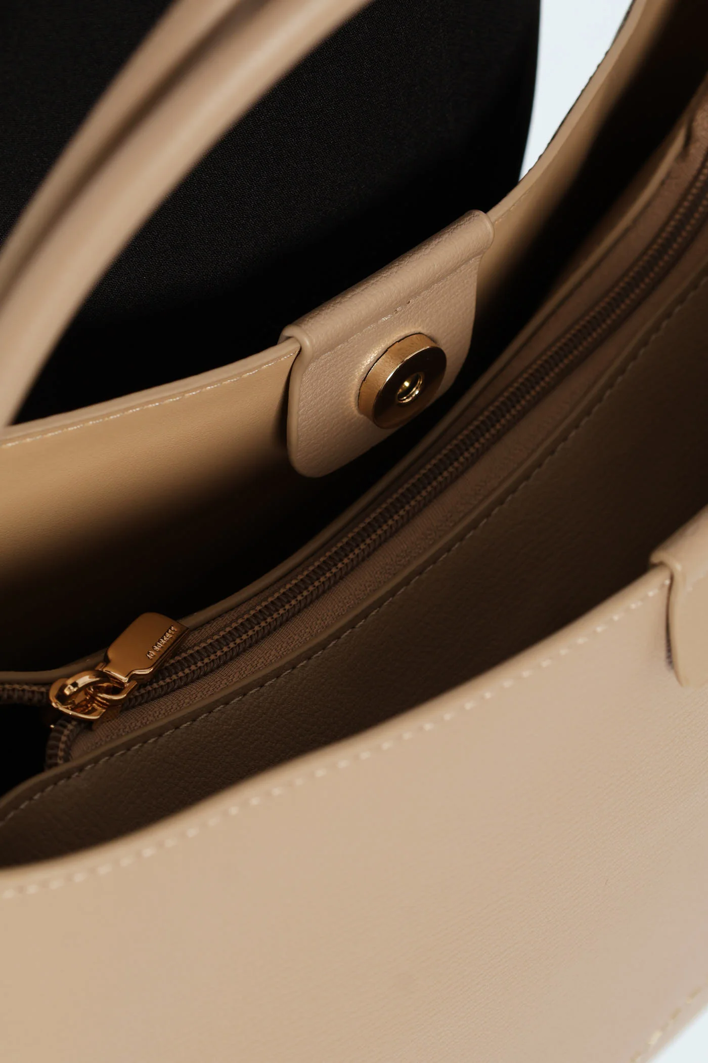 Camille Shopper Tote Bag - Taupe - Image 6