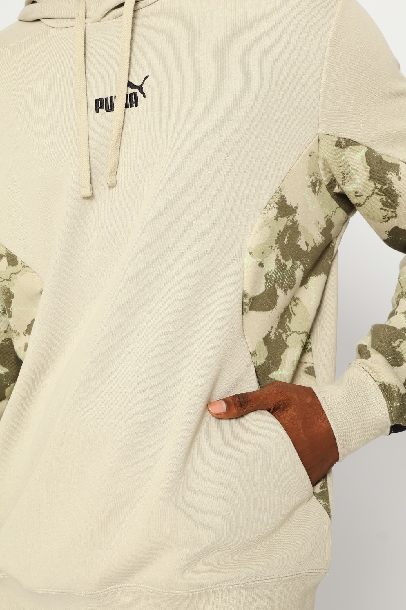 Camo Fleece Tracktop - Grey - Image 2