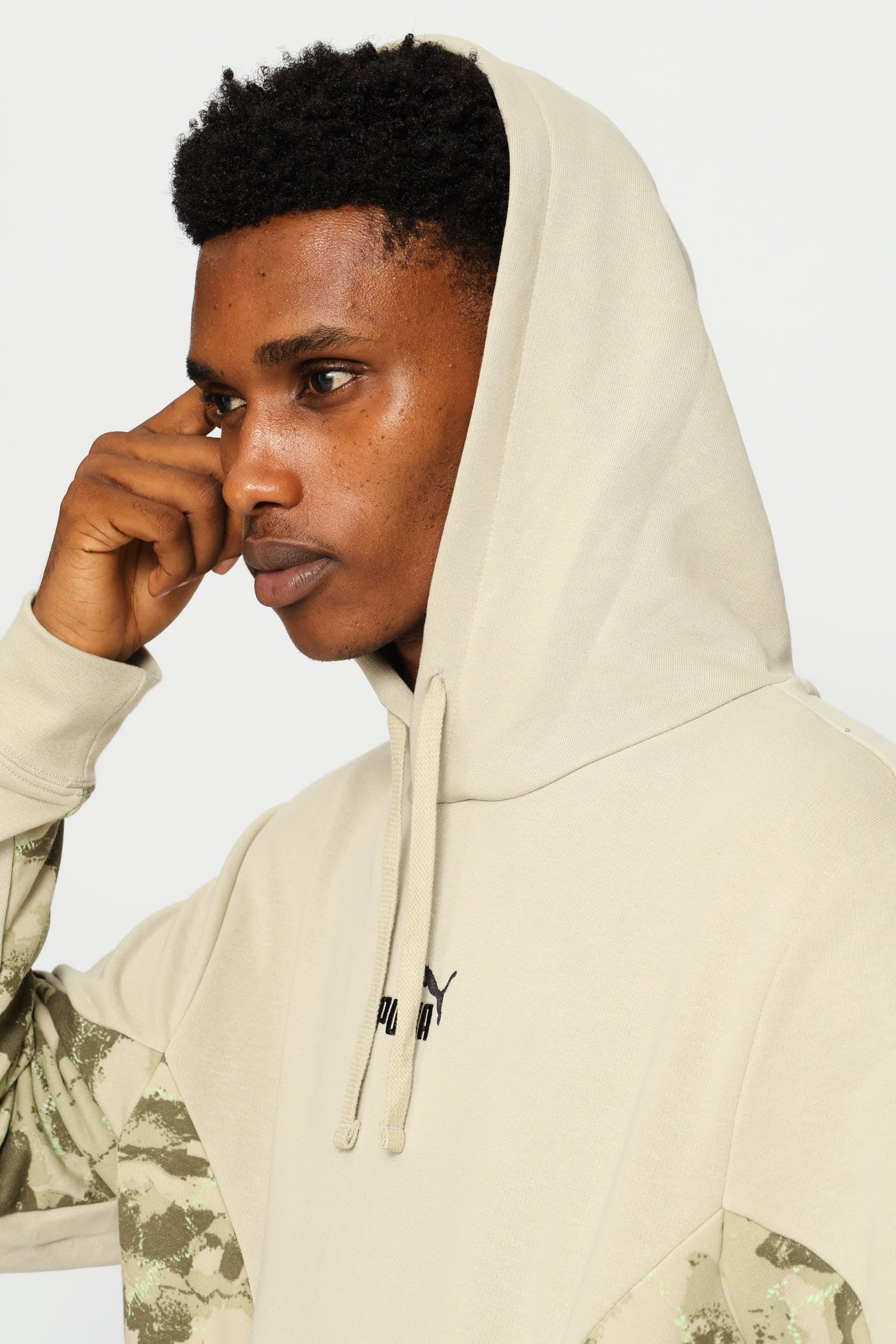 Camo Fleece Tracktop - Grey - Image 3