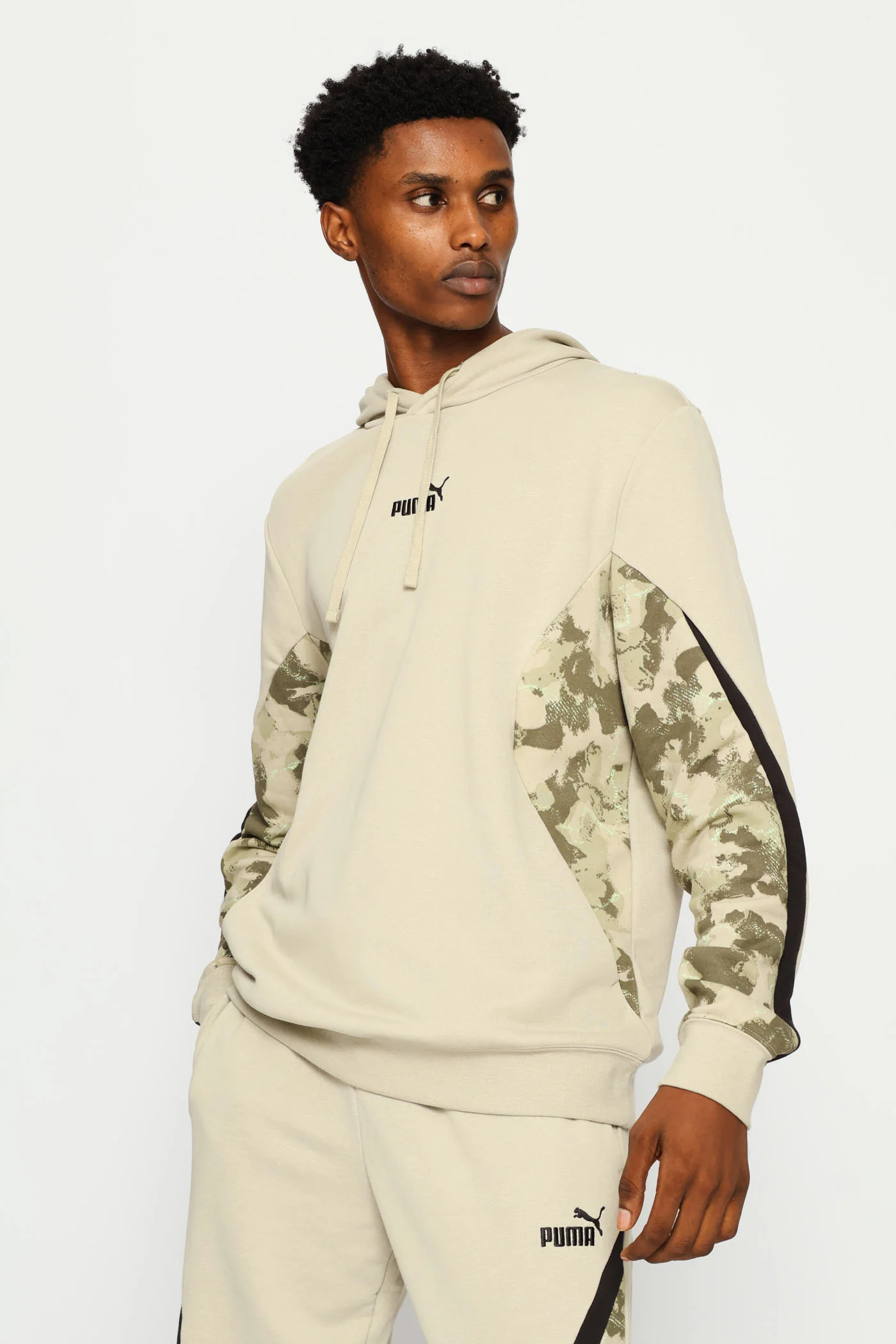Camo Fleece Tracktop - Grey - Image 4