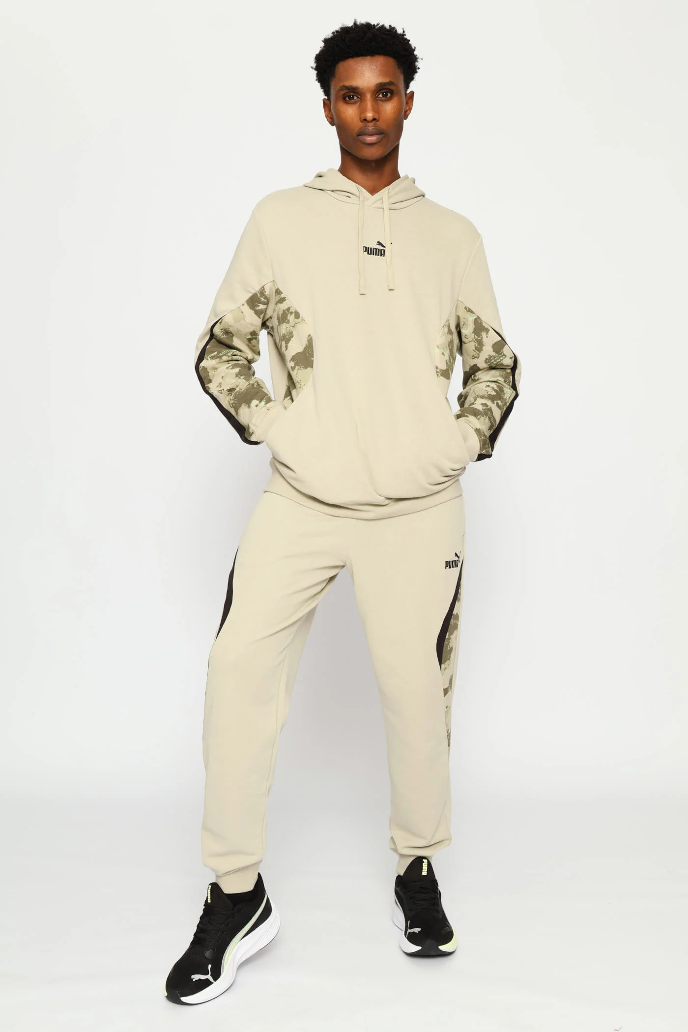 Camo Fleece Tracktop - Grey - Image 6