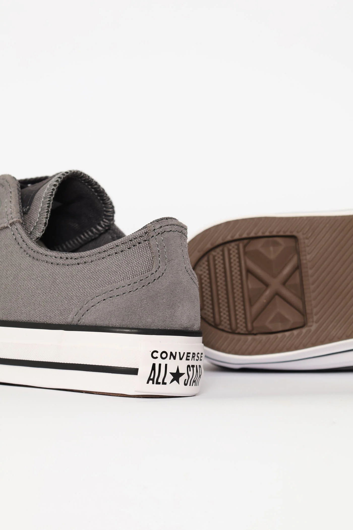 Canvas & Suede Chuck Taylor All Star Sneaker - Grey - Image 2