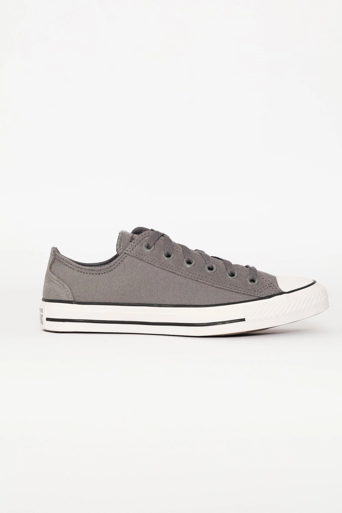 Canvas & Suede Chuck Taylor All Star Sneaker - Grey - Image 4