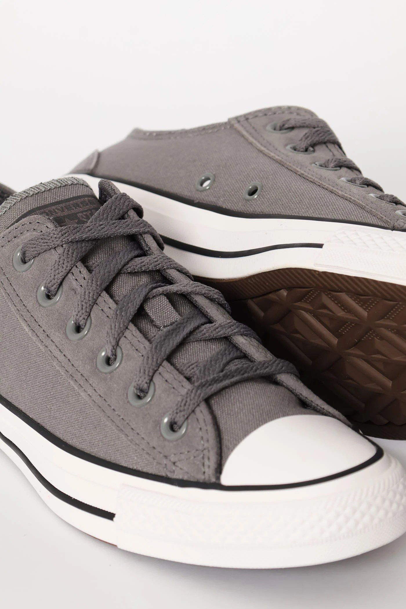 Canvas & Suede Chuck Taylor All Star Sneaker - Grey - Image 5