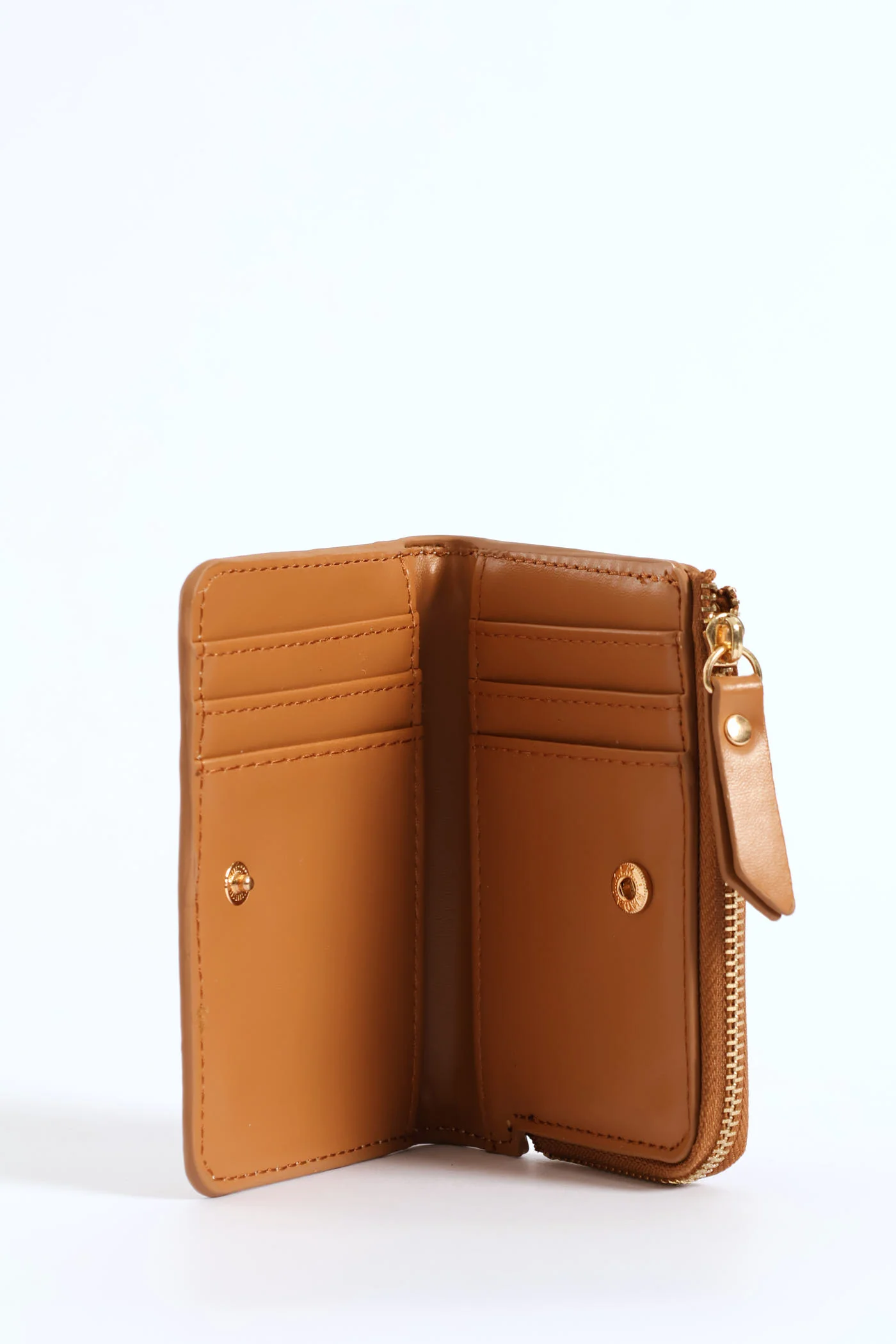 Canvas BiFold Purse - Tan - Image 2
