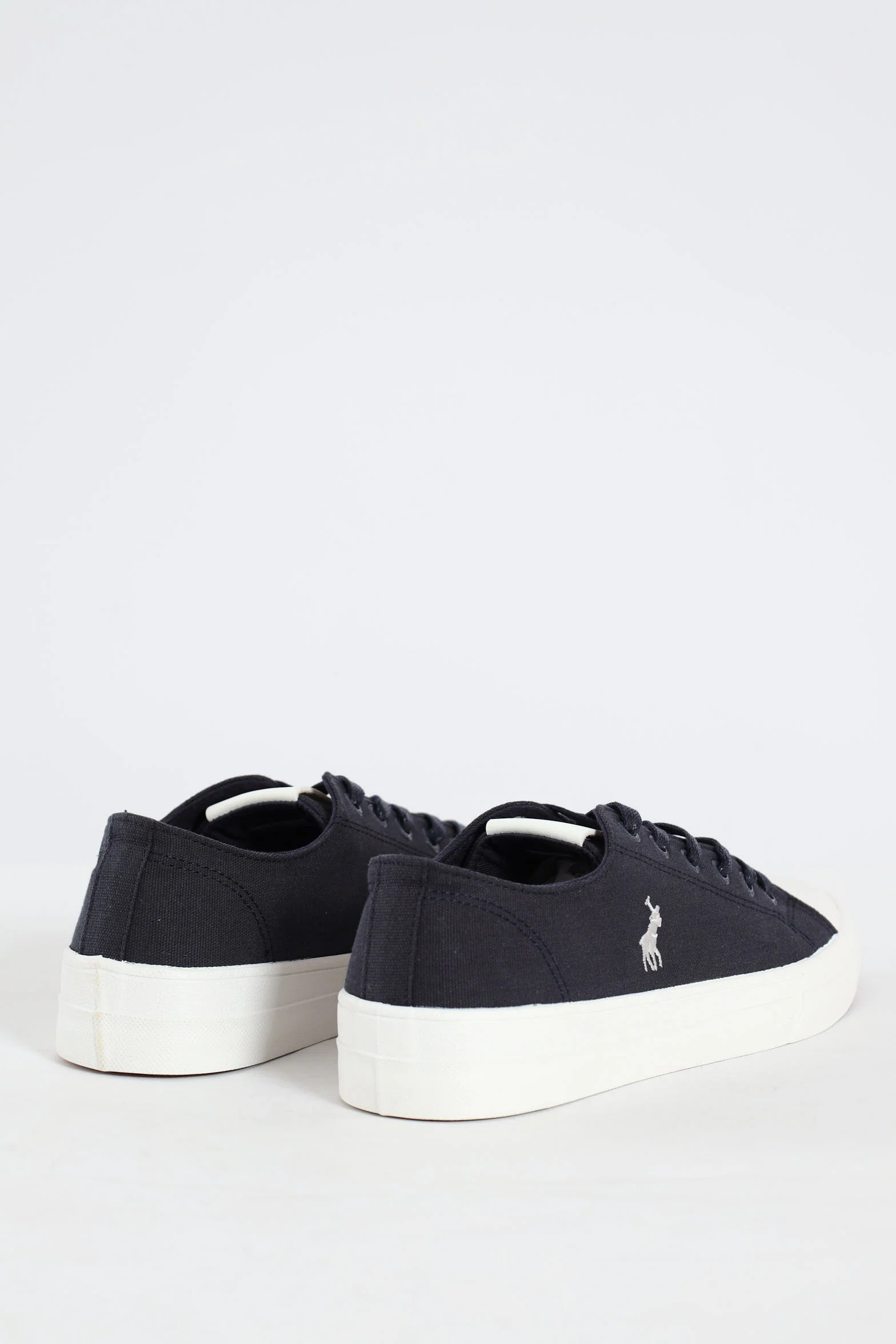 Canvas Lace Up Sneaker - Navy - Image 5