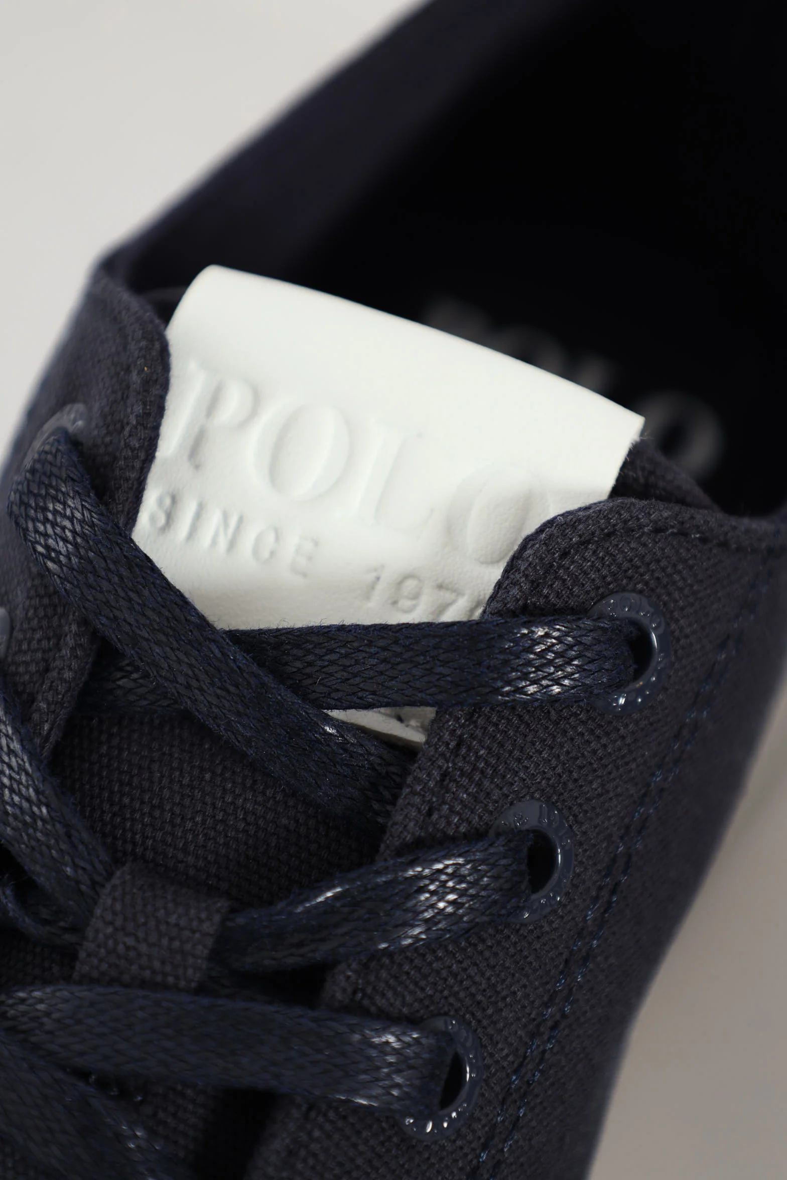 Canvas Lace Up Sneaker - Navy - Image 6