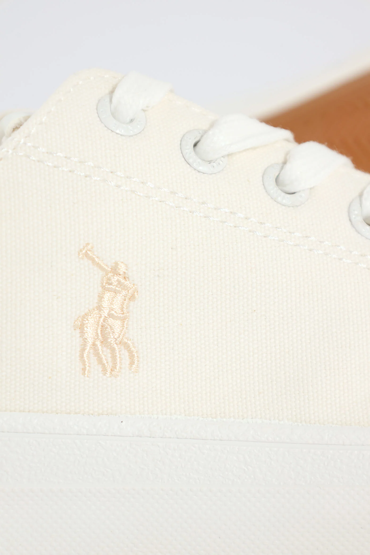 Canvas Lace Up Sneaker - White - Image 2