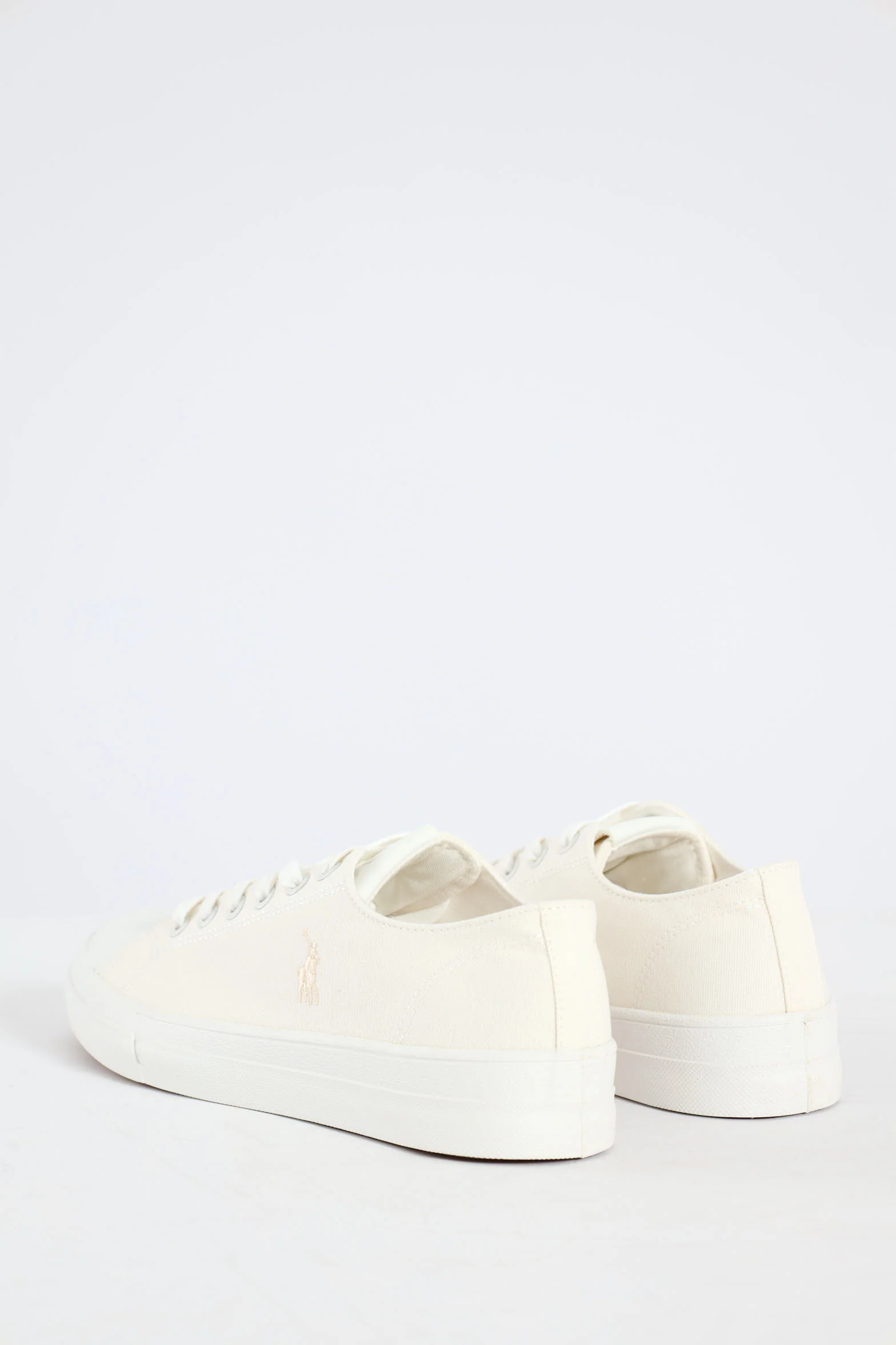 Canvas Lace Up Sneaker - White - Image 5