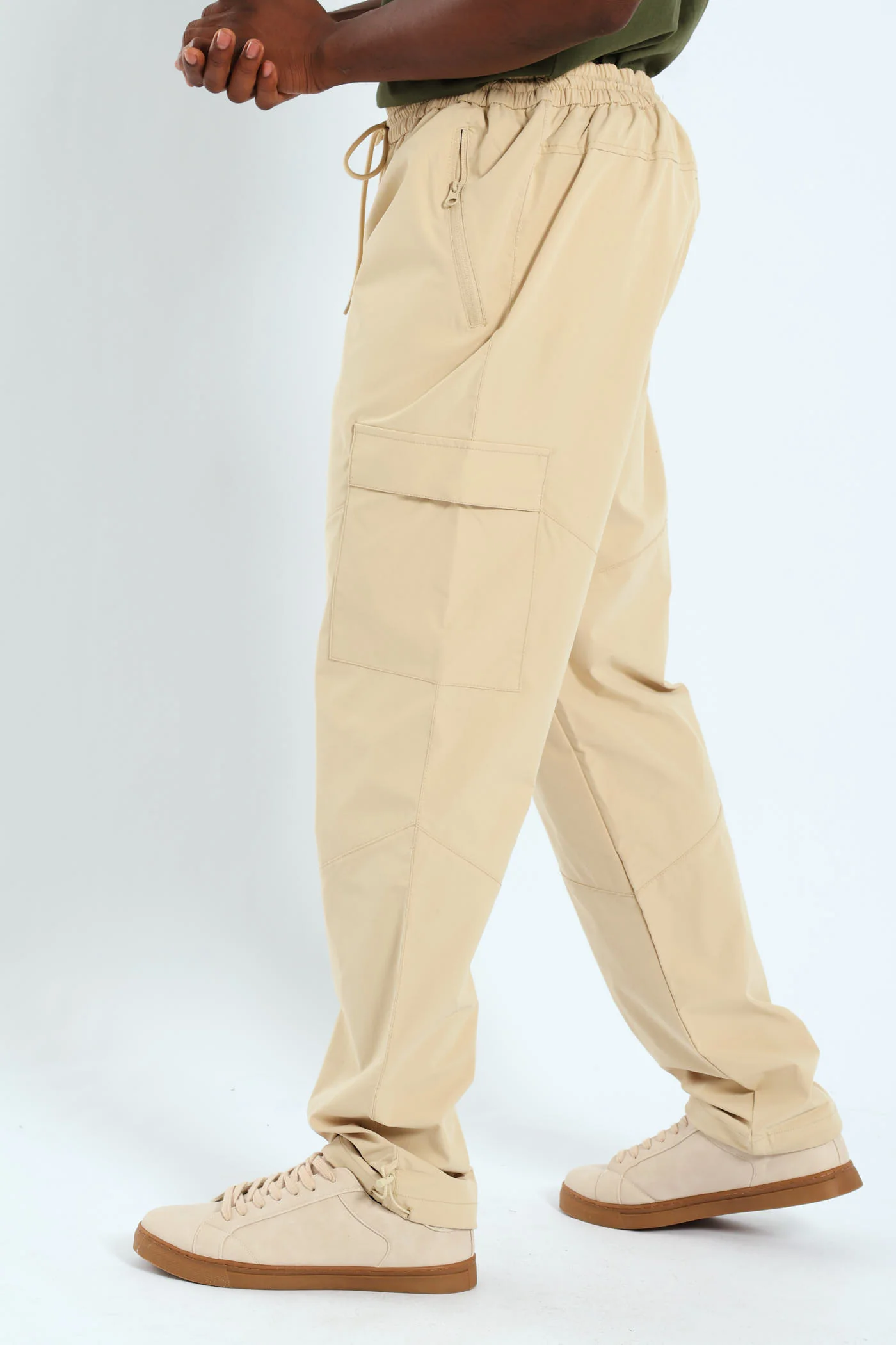 Cargo Active Jogger - Taupe - Image 2