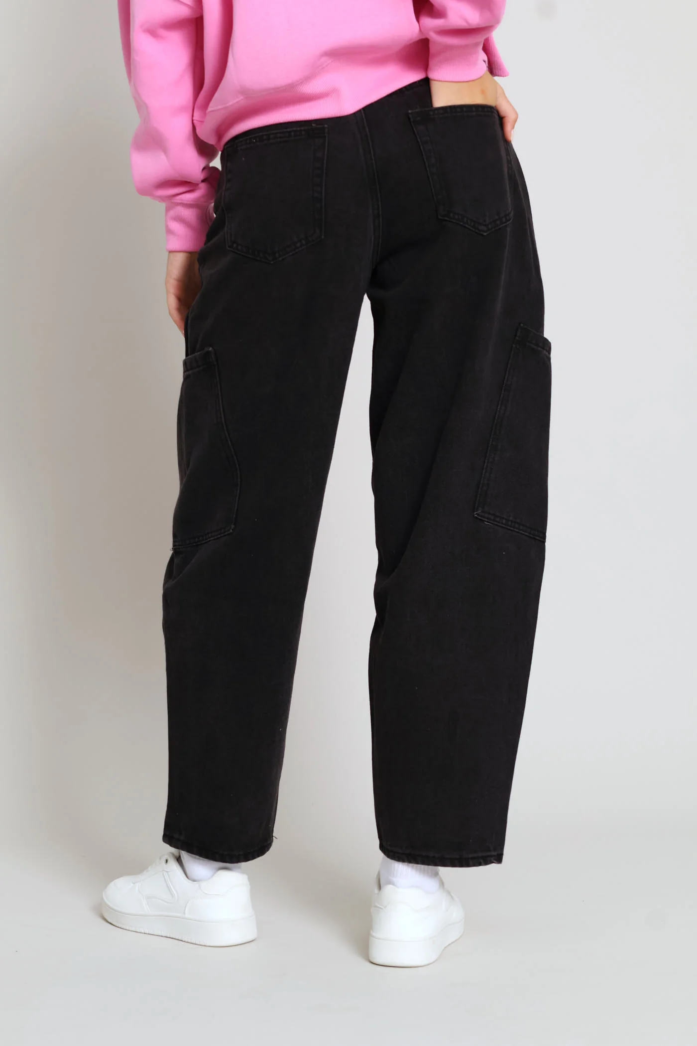 Cargo Barrel Denim - Black - Image 5